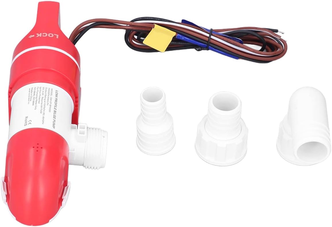 Pompa di Sentina Marina DC12V 1100GPH Automatica - immagine 1