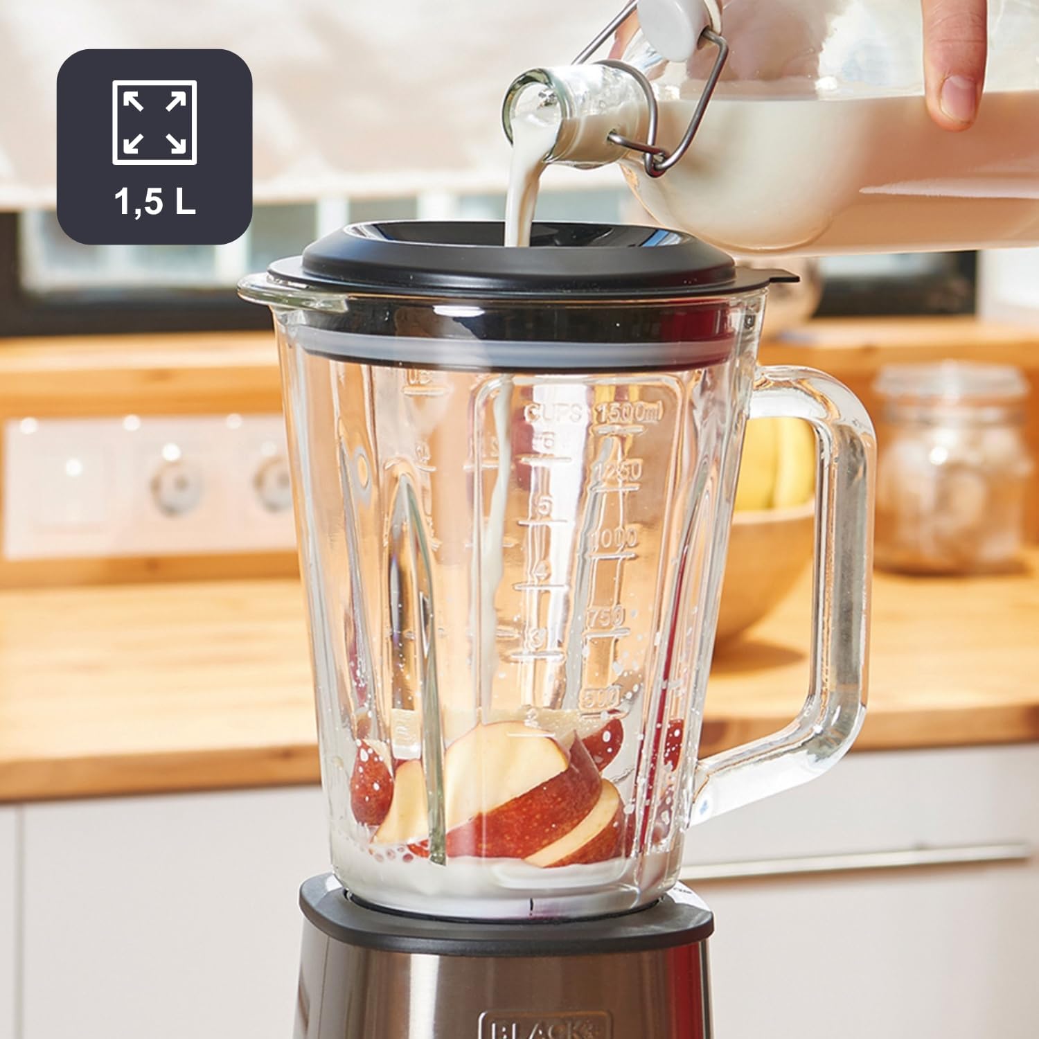 Black+decker Frullatore in Vetro 800W 1,5L - immagine 3
