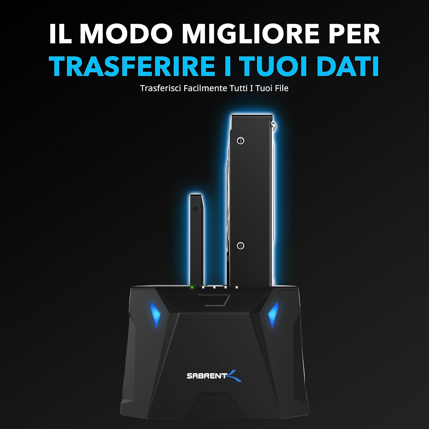 Sabrent Docking Station SSD/HDD 2.5/3.5 pollici USB 3.0 - immagine 3