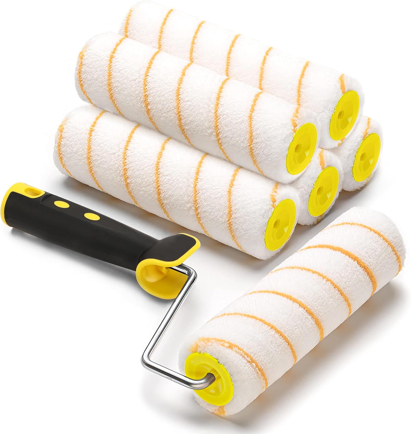 Kit Rullo per Pittura Antigoccia 6 Pezzi 18cm