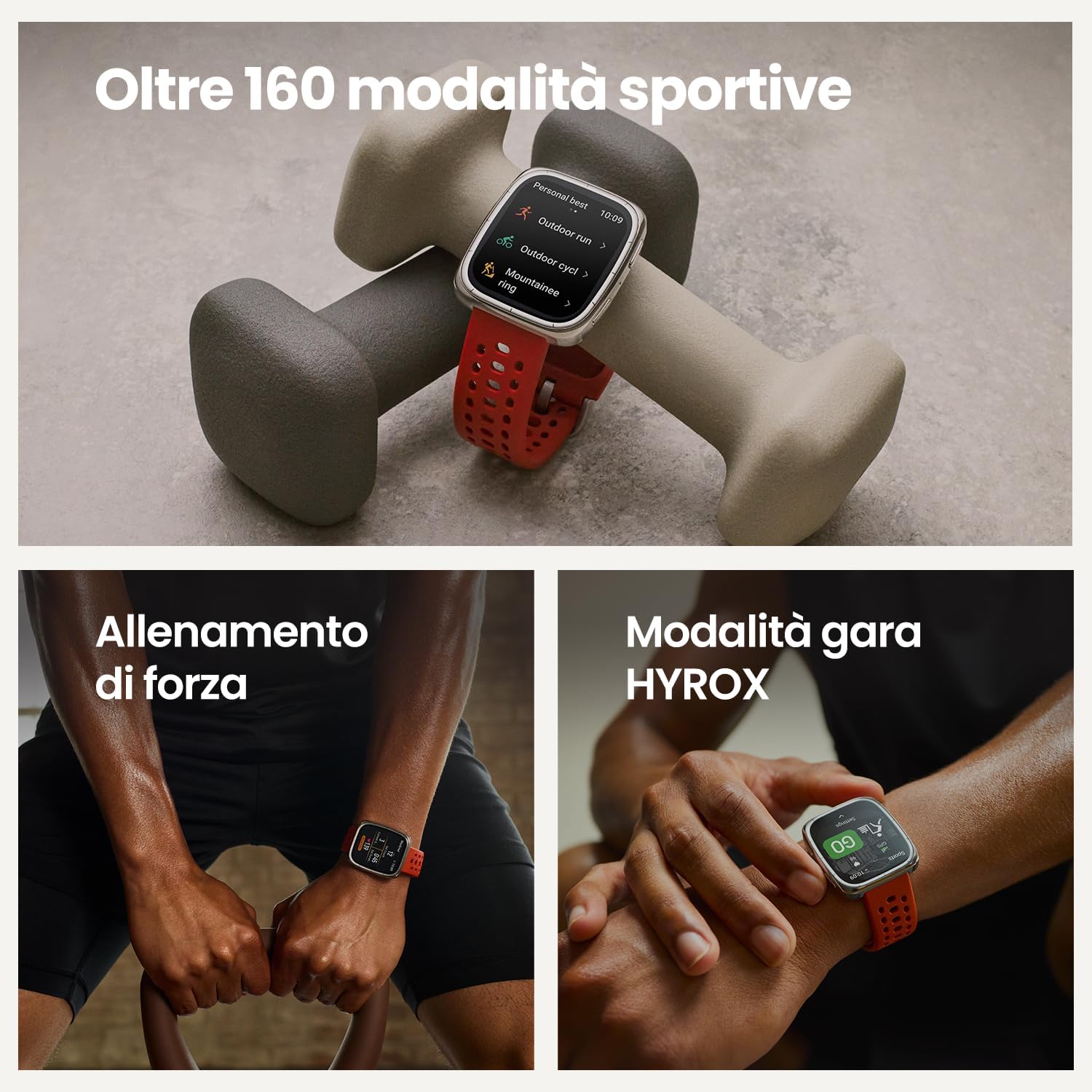 Amazfit Active 2 Smartwatch 1,75" AMOLED, Pelle Nera - immagine 6