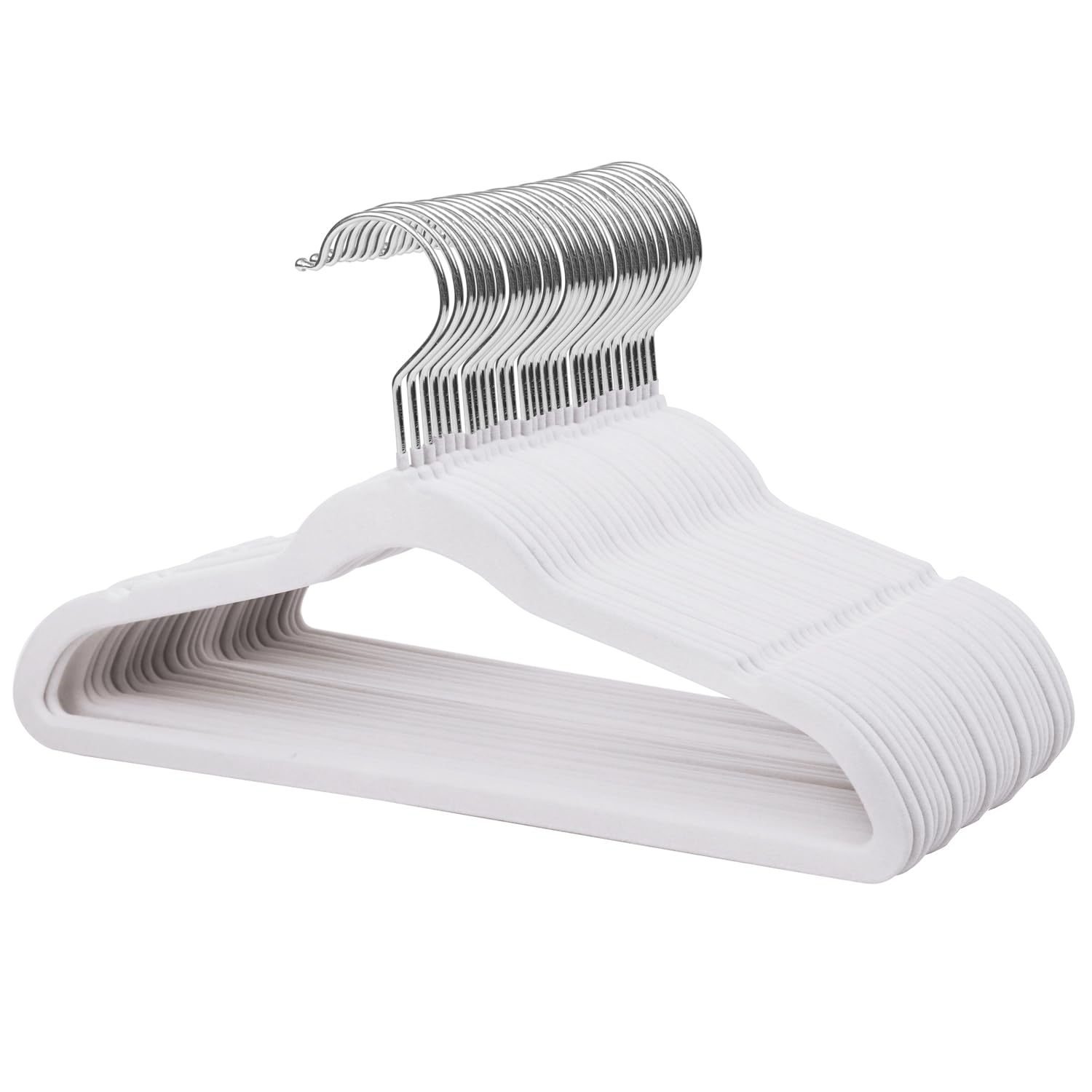 Mangotree Grucce Velluto Bambini 35cm (32 pz), Bianco