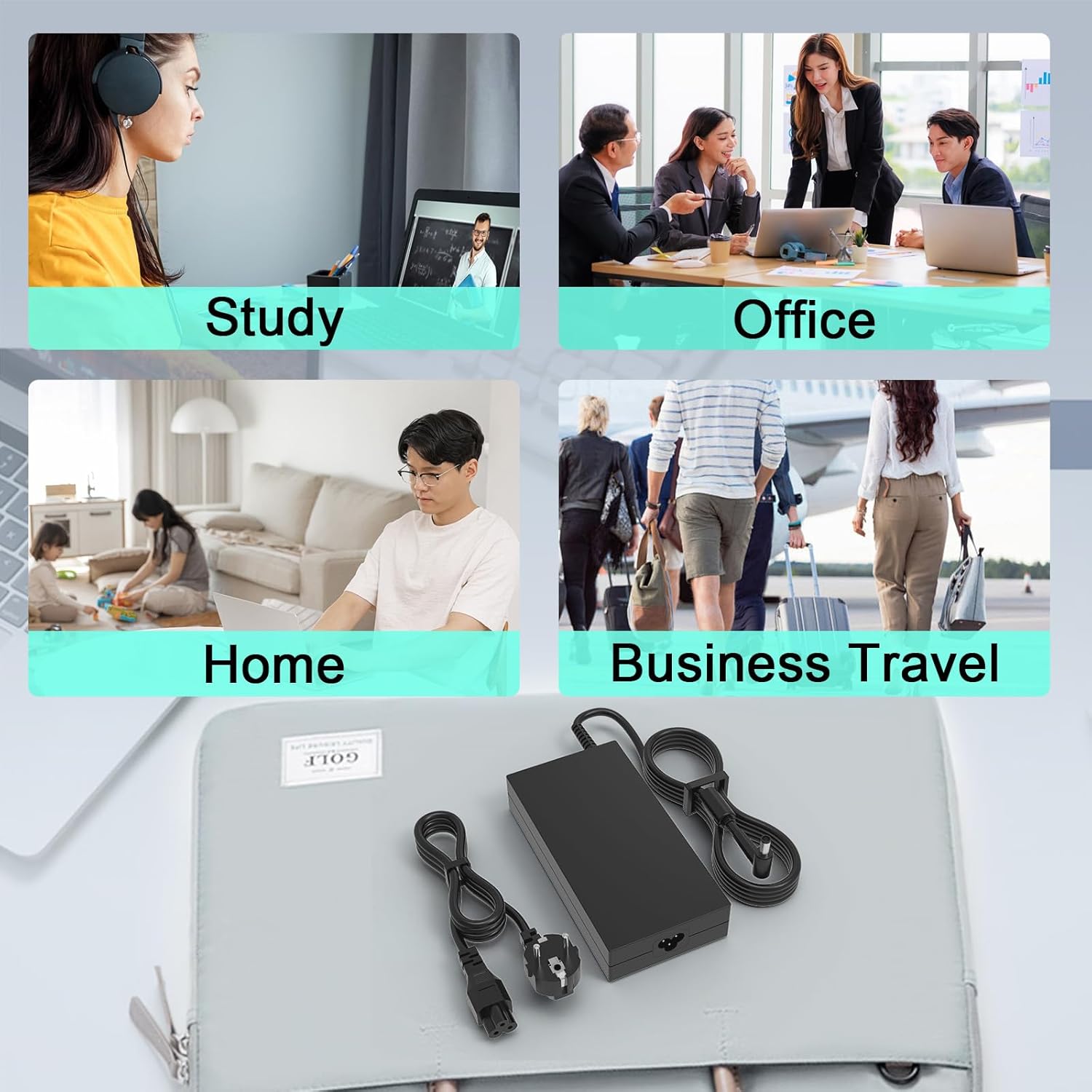 Qyd Alimentatore 120W per Asus Rog e Notebook - immagine 6