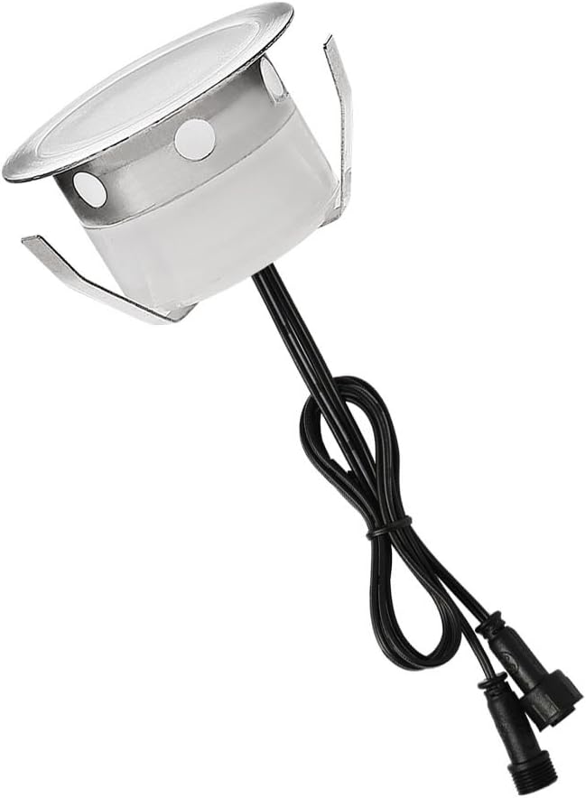 Faretti a incasso per esterno CC 12V IP67 (20 pz, Blu) - immagine 3