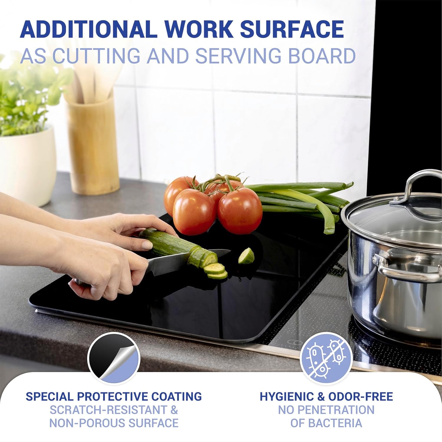 Wenko Coprifornelli Universale Mod Nero 2 pezzi - immagine 4