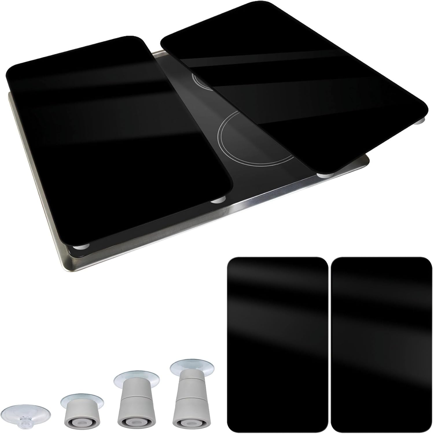 Wenko Coprifornelli Universale Mod Nero 2 pezzi - immagine 9