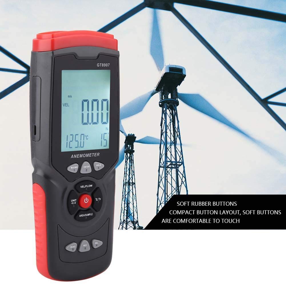 GT8907 Termometro Anemometro USB Alta Precisione - immagine 3