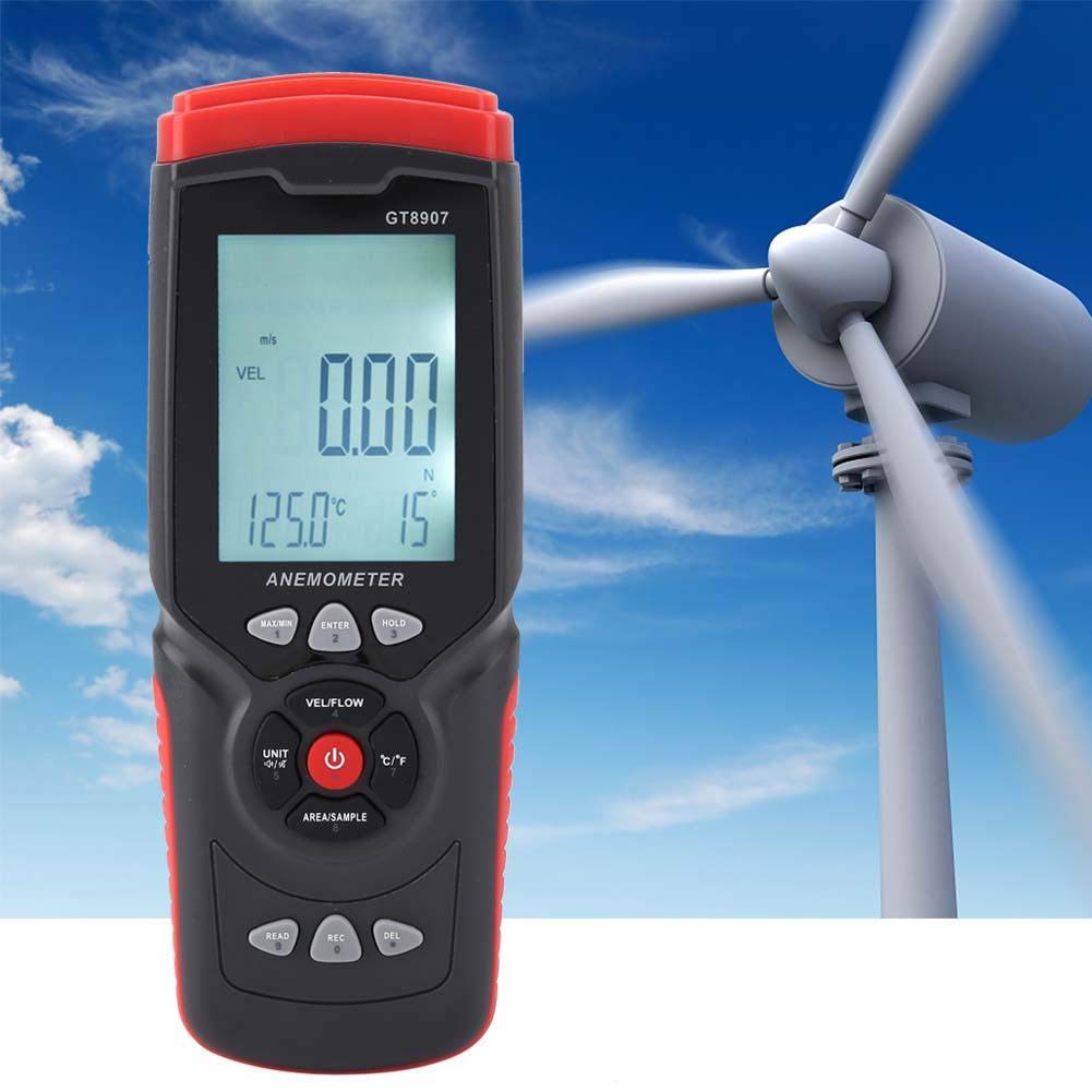 GT8907 Termometro Anemometro USB Alta Precisione - immagine 6