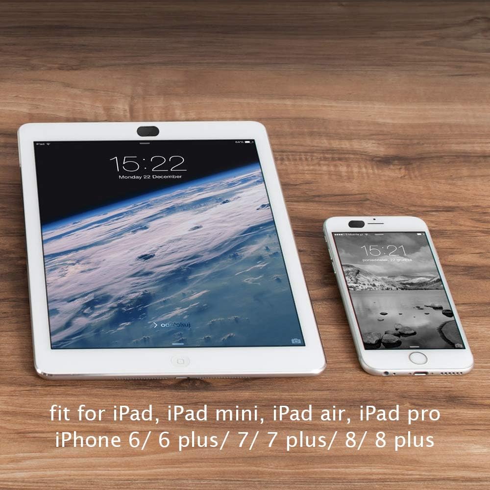 Cloudvalley Copri Webcam W3 in Metallo (5-Pack), Black - immagine 4