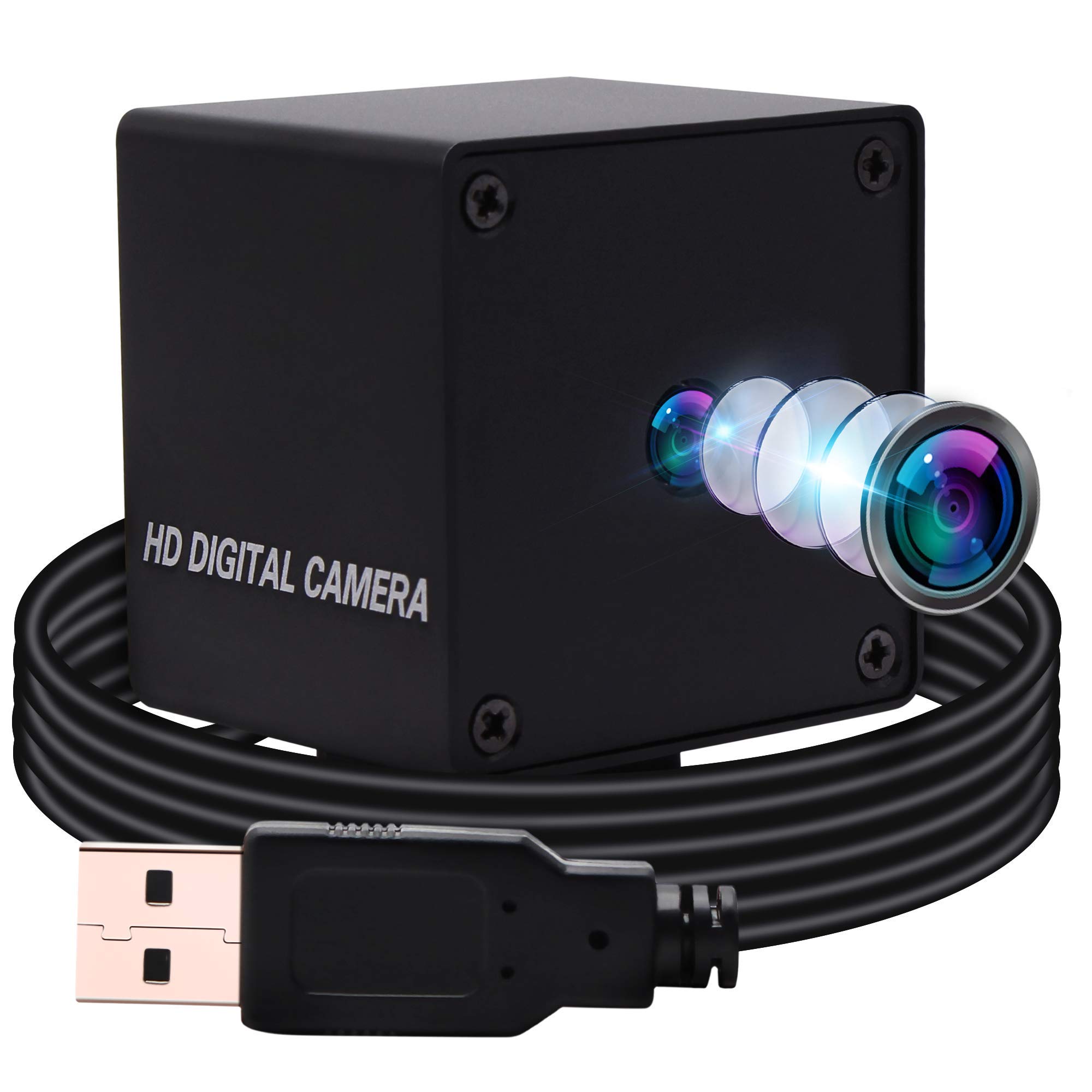 Elp Telecamera USB 13MP IMX214 - Webcam Mini Plug and Play