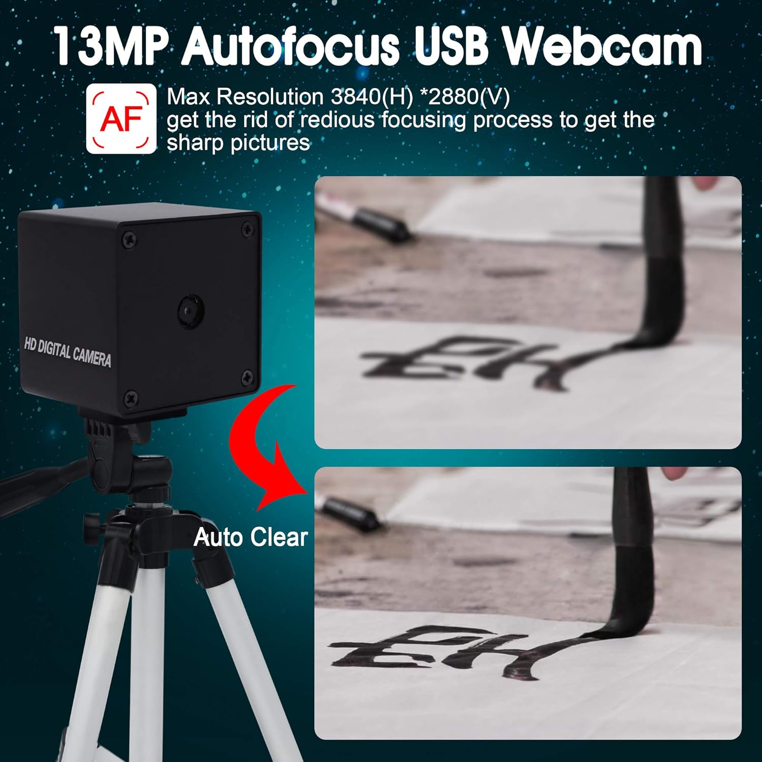 Elp Telecamera USB 13MP IMX214 - Webcam Mini Plug and Play - immagine 6