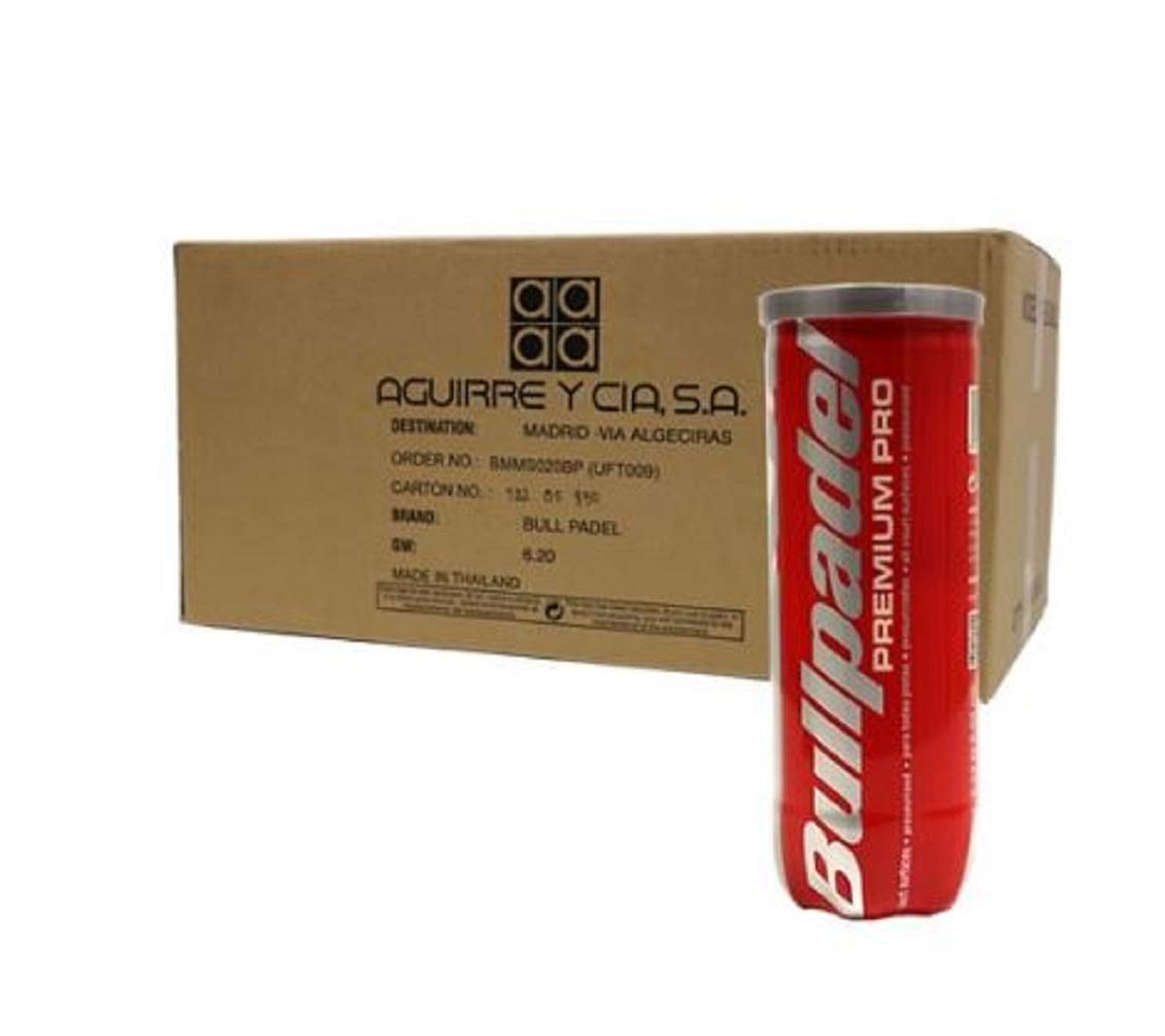 Bullpadel Premium PRO - Box di 72 Palline Paddle Tennis (24x3)