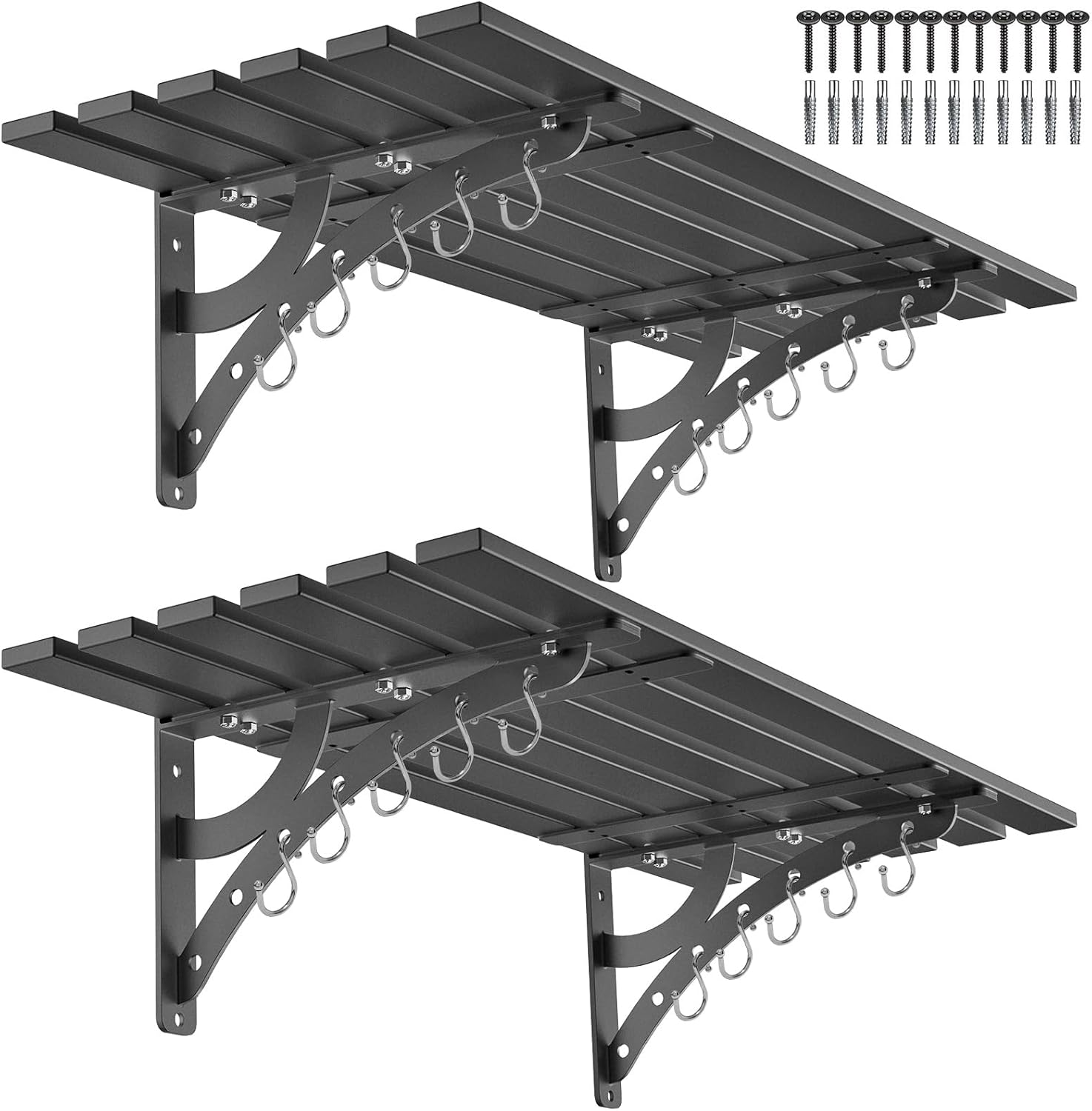 Benelabel 2 Mensole da Garage Resistenti 96x40 cm - immagine 1