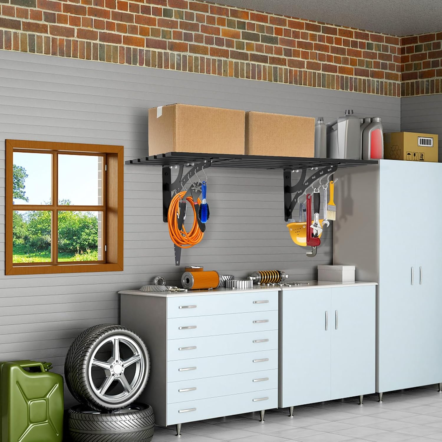 Benelabel 2 Mensole da Garage Resistenti 96x40 cm - immagine 6