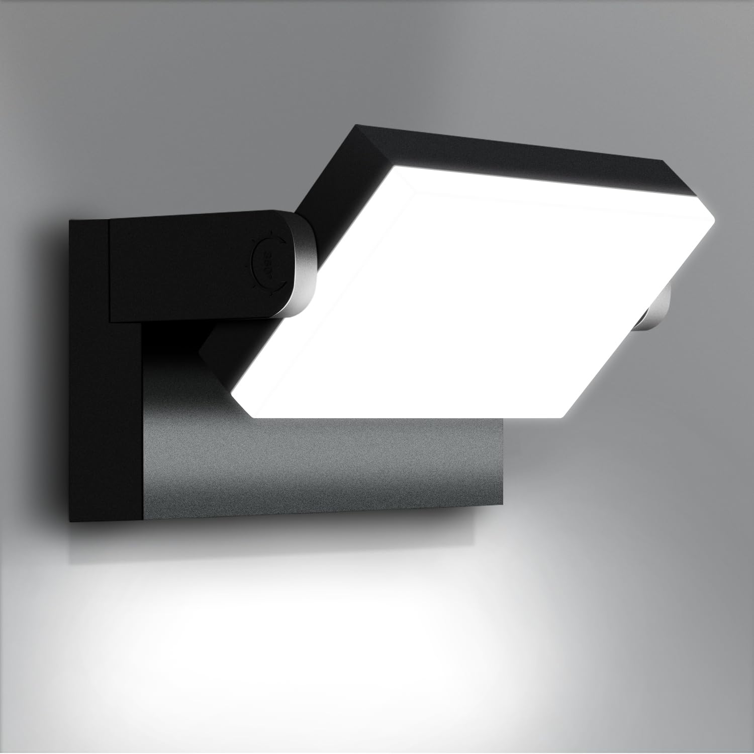 Kingwen Applique LED Esterno/Interno 40W, Nero