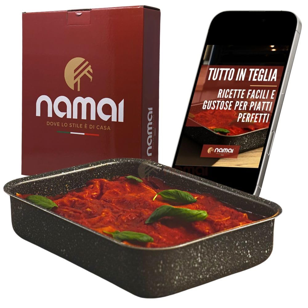 Namai Teglia Forno Rettangolare Antiaderente 28x40x6,5cm