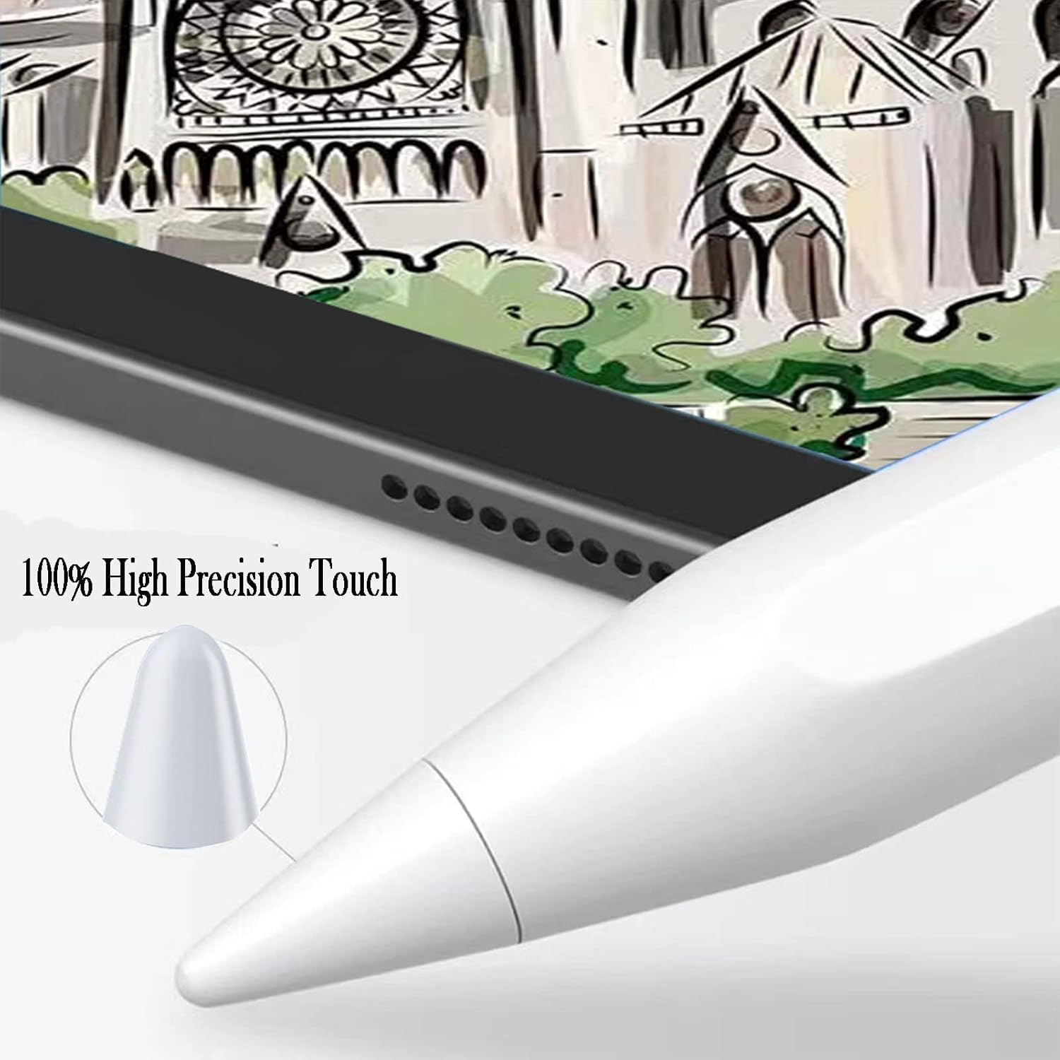 Wilbeva 5 Punte di Ricambio per Apple Pencil - immagine 6