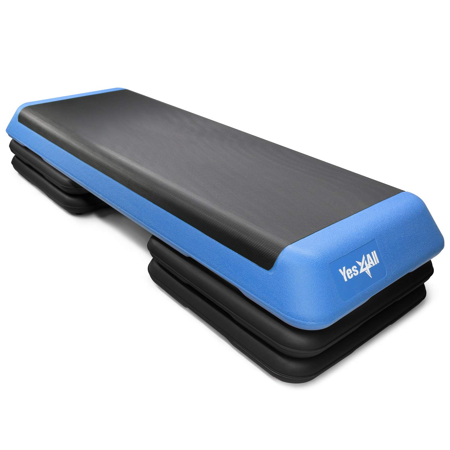 Yes4all Step Aerobica con 3 Gradini Regolabili | Velz