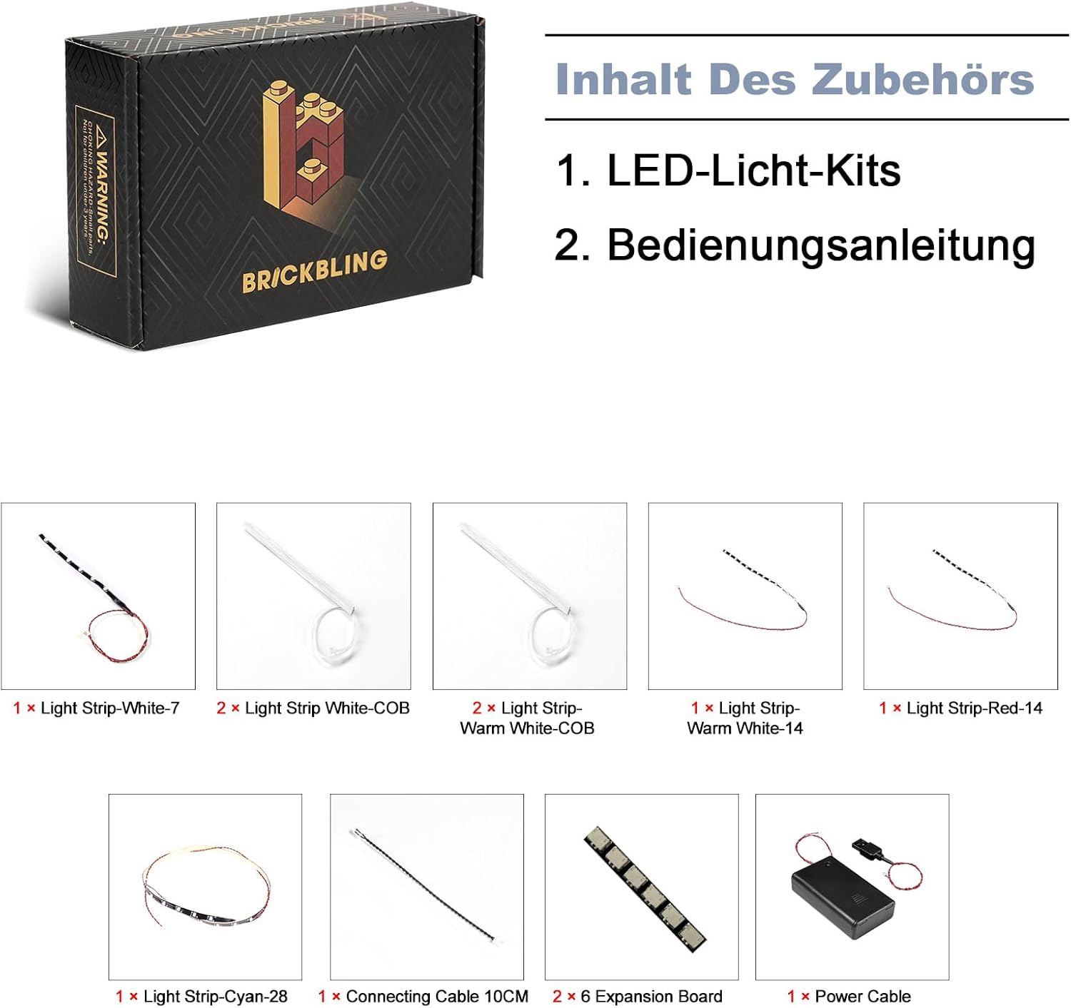 Set Luci LED compatibile con Lego Angel 43257 - immagine 6