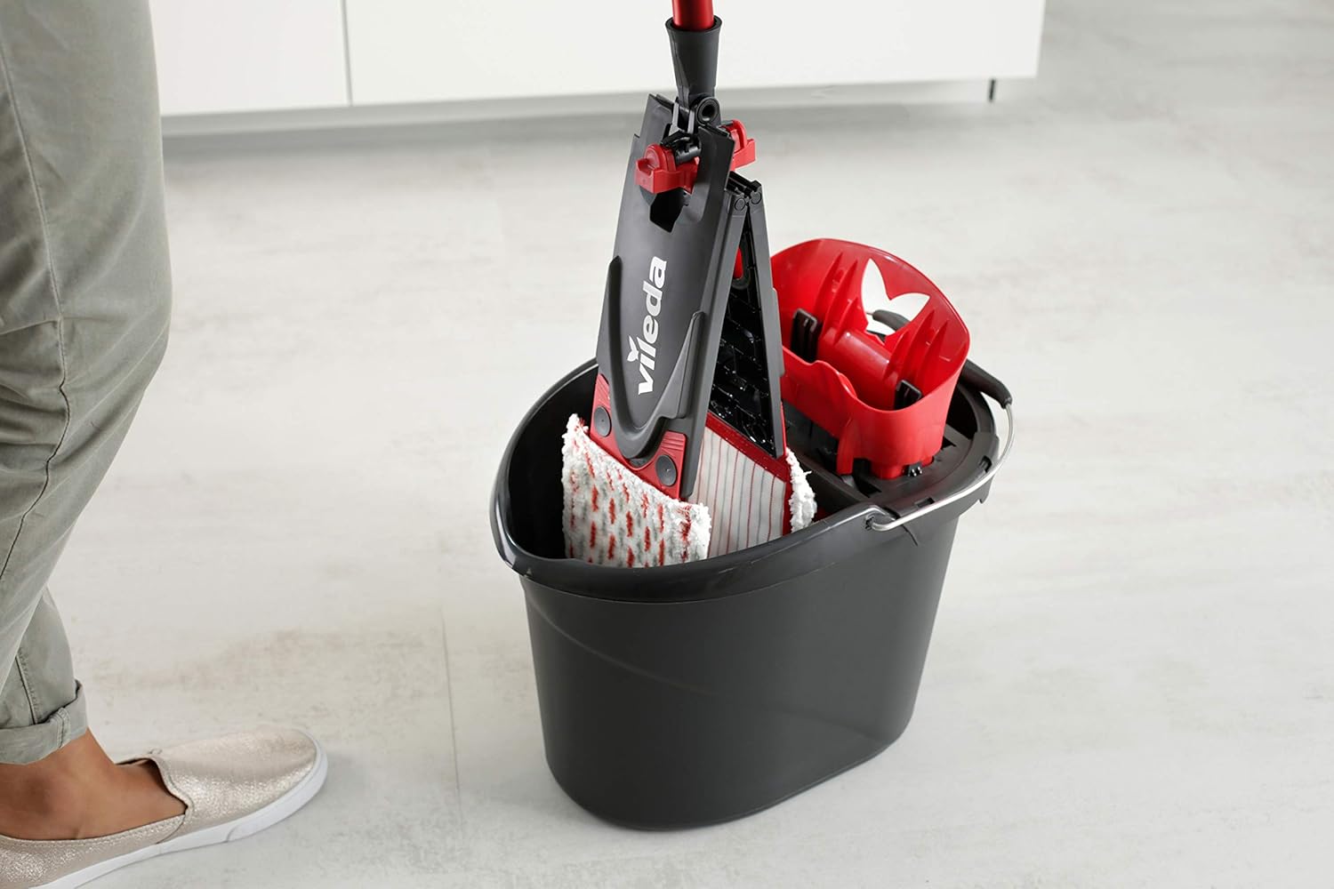 Vileda Lavapavimenti, Multicolore, 42 Cm, Set da 3 Pezzi, 10 unità - immagine 3