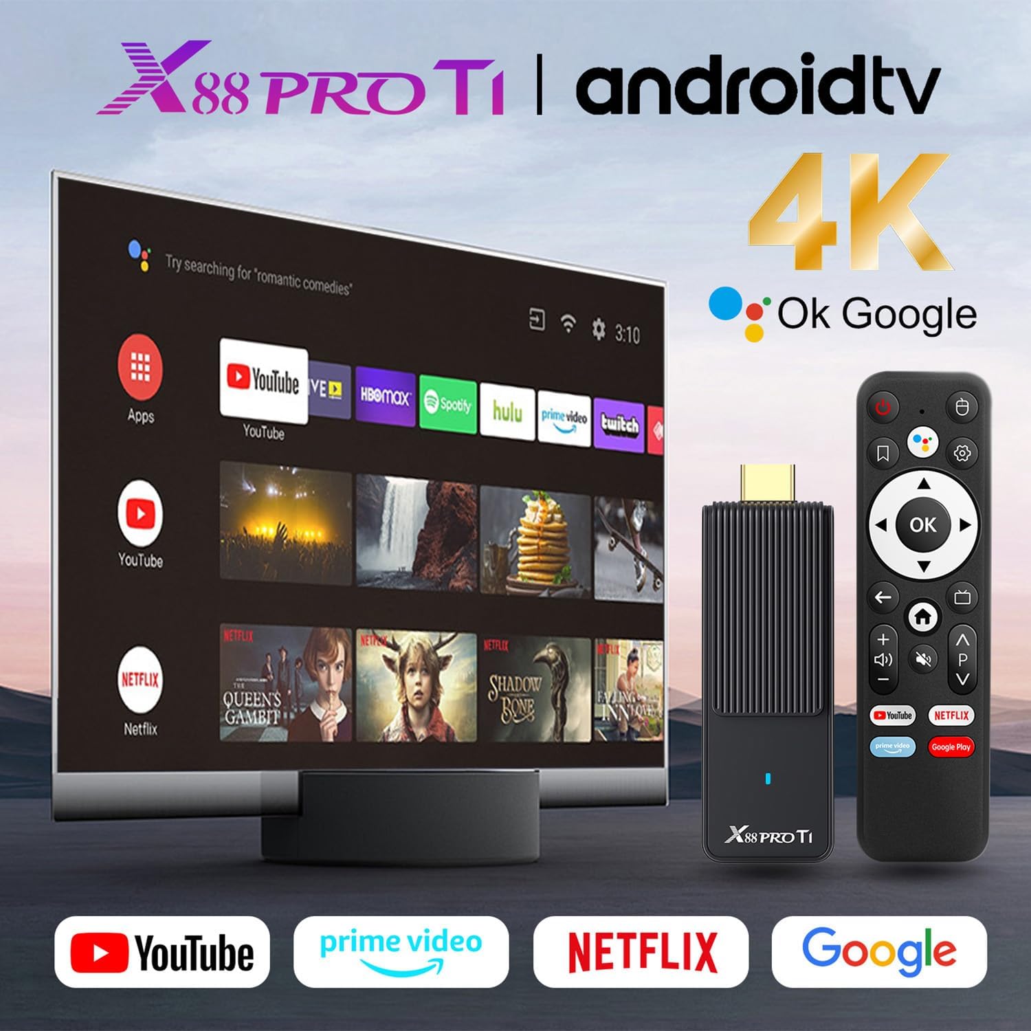 Android 14.0 TV Stick 2GB 16GB 4K - immagine 2
