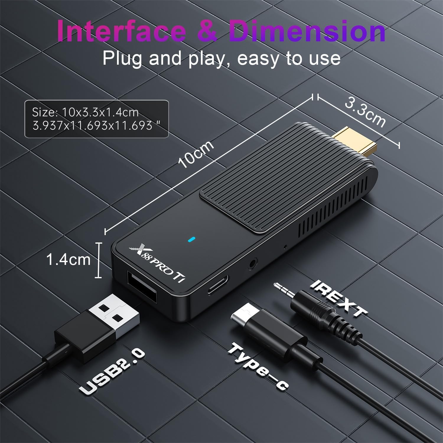 Android 14.0 TV Stick 2GB 16GB 4K - immagine 8