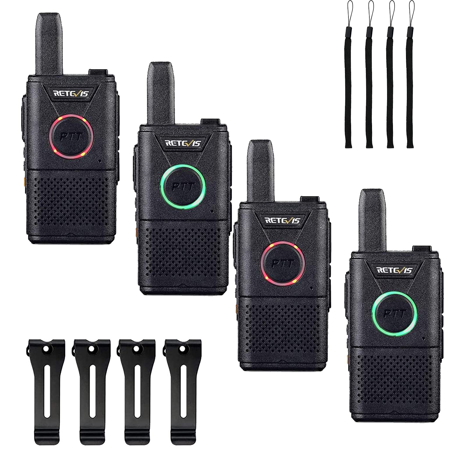 Retevis RT618 Mini Walkie Talkie Senza Licenza (4 Pezzi)