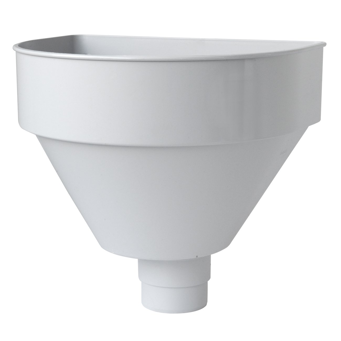 First Plast RCT080N Raccoglitore Pluviale Tondo, Grigio, ø 80 mm