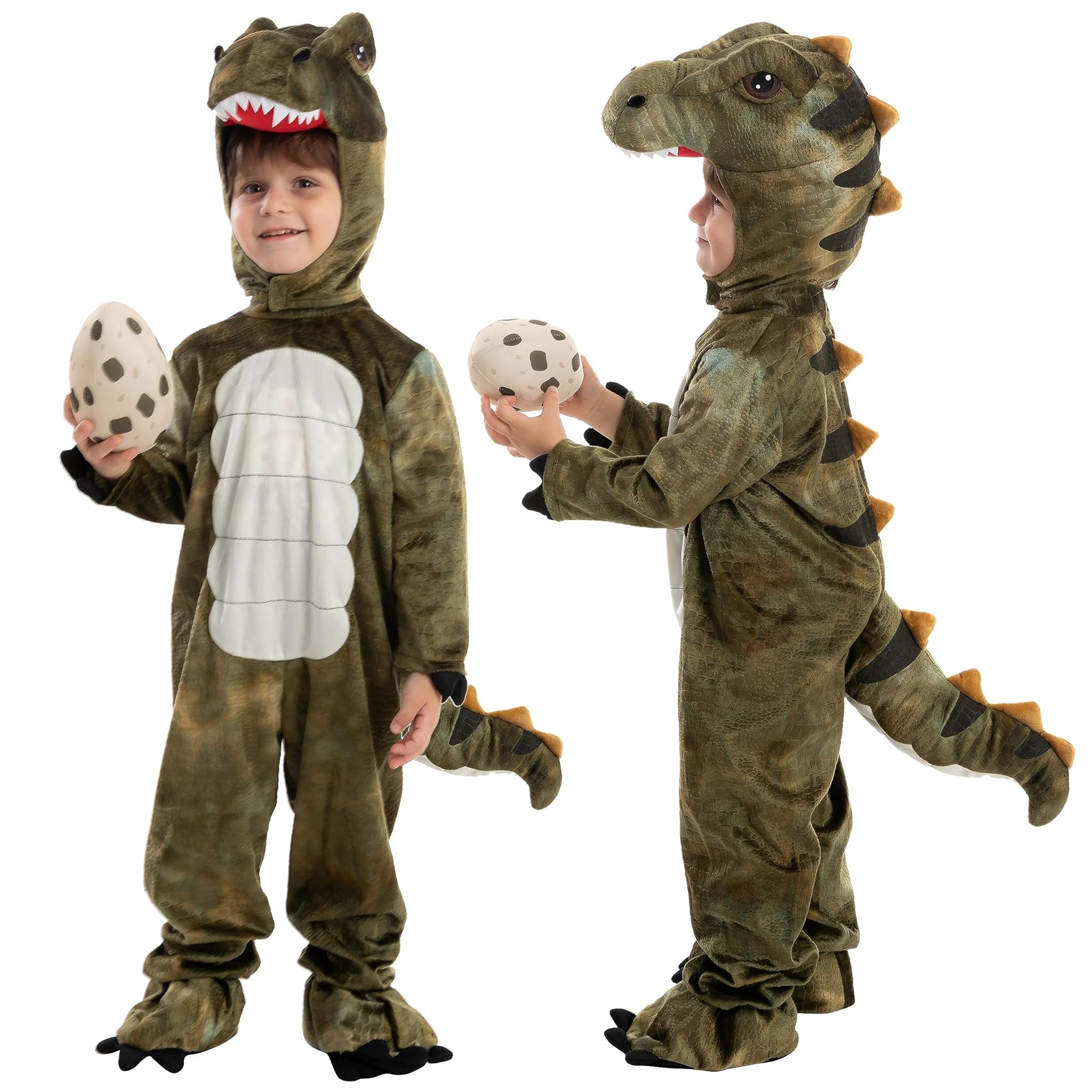 Spooktacular Creations Costume realistico T-rex unisex da bambino