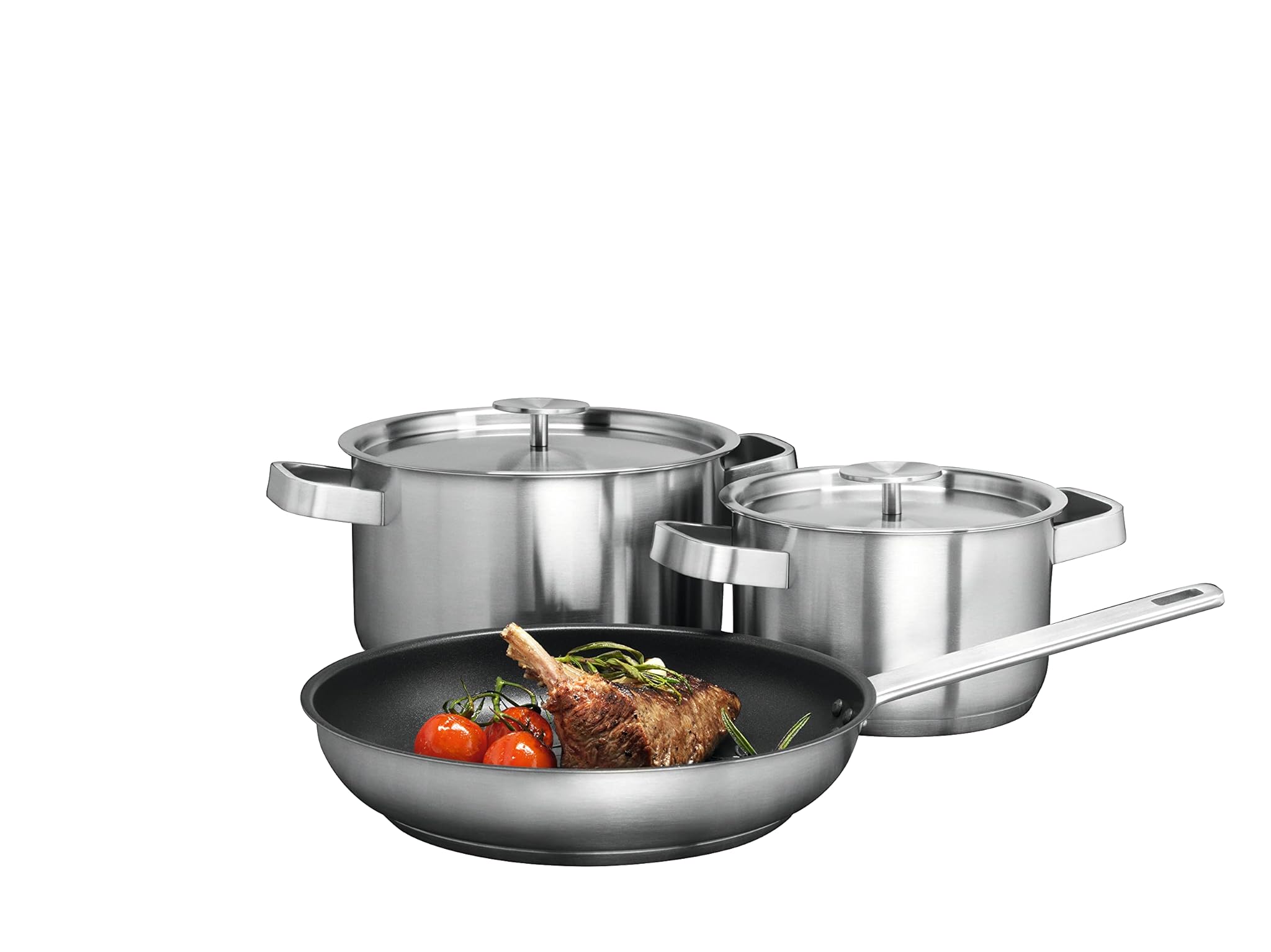 Aeg A3SS Set 2 Pentole (16, 20 cm) e 1 Padella (24 cm)