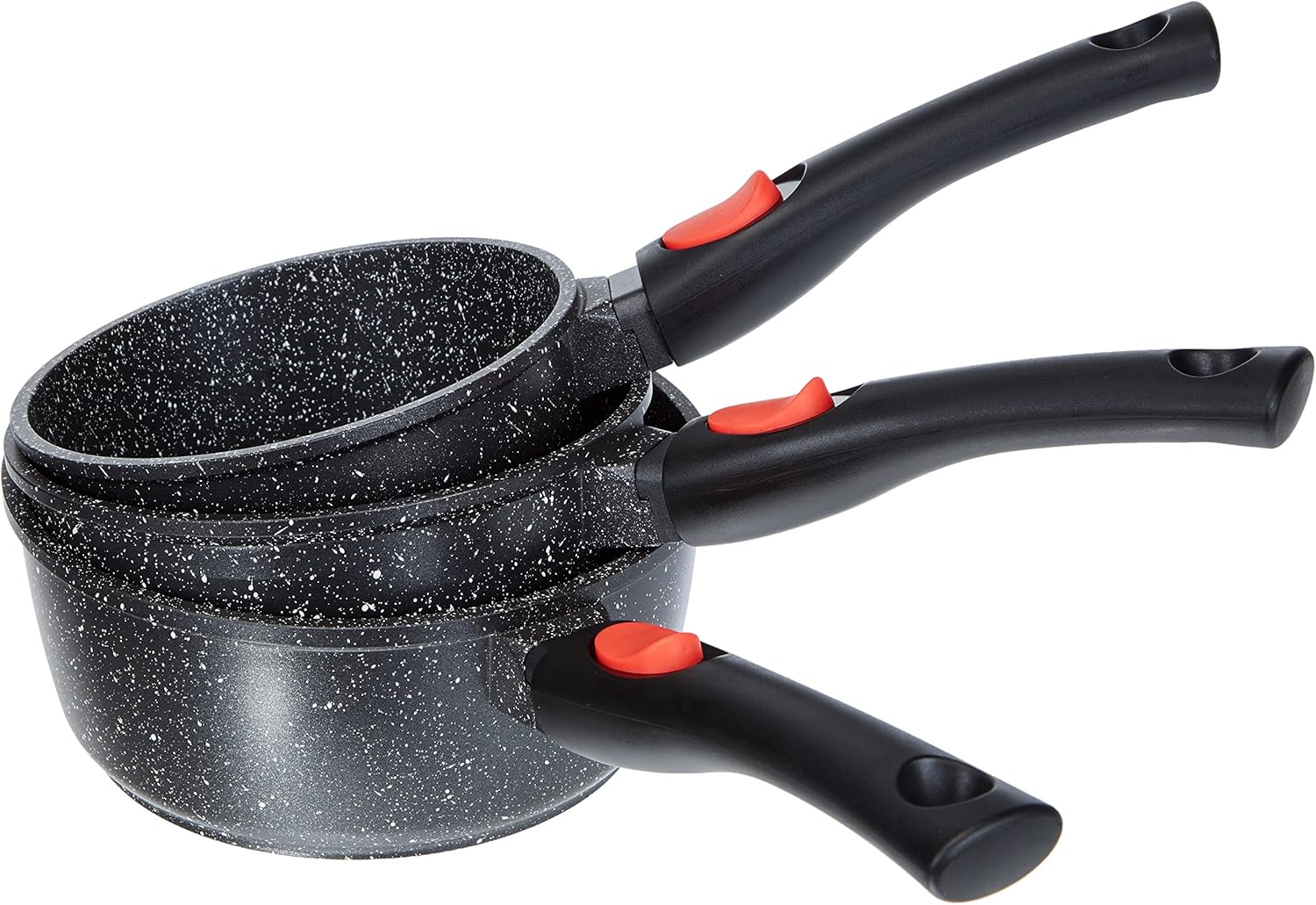 Kamberg Set 3 Tegami 16, 18, 20 cm - Manico Removibile - immagine 2