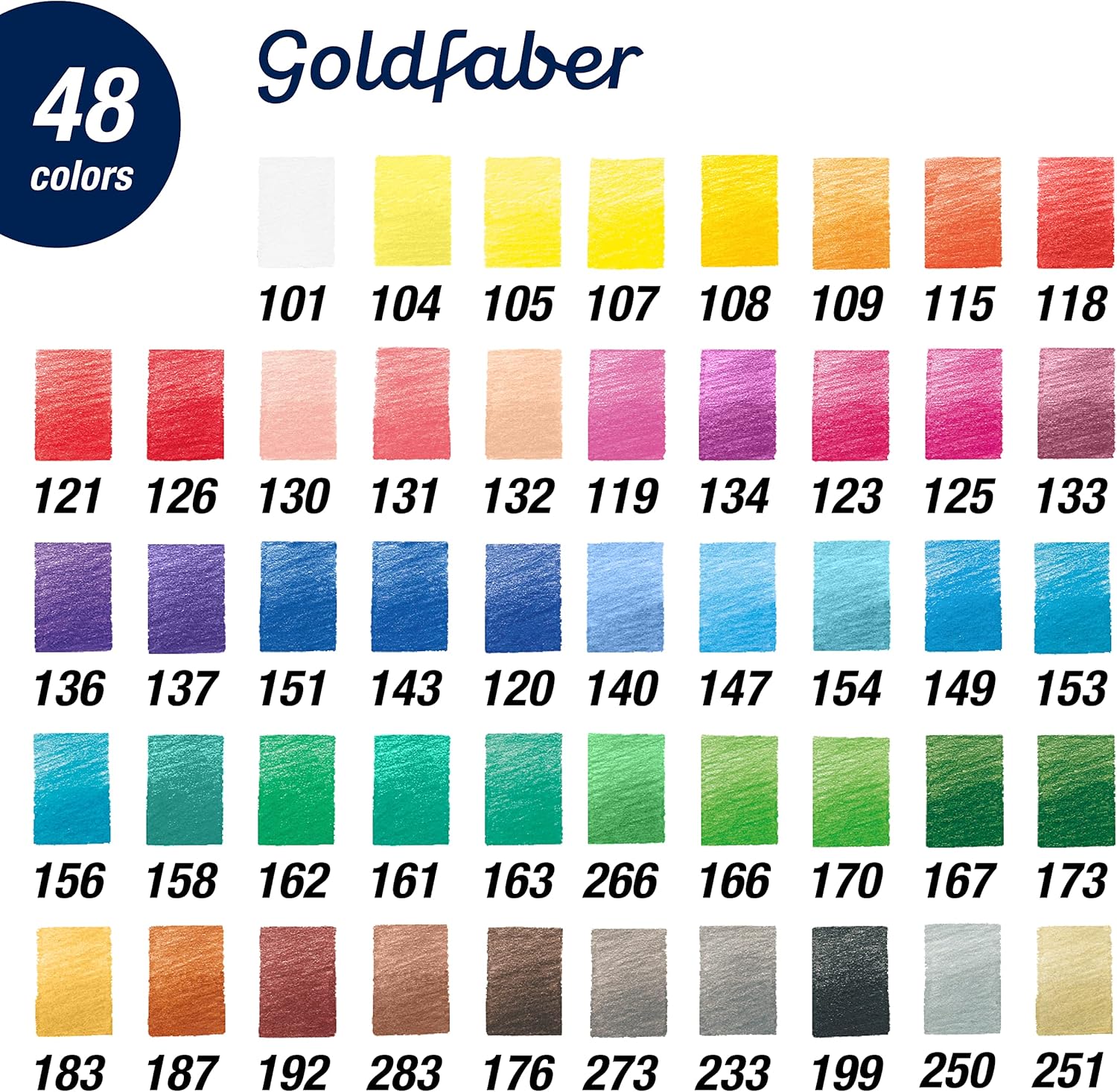Faber-Castell 114748 Matite Colorate, 48 - immagine 4