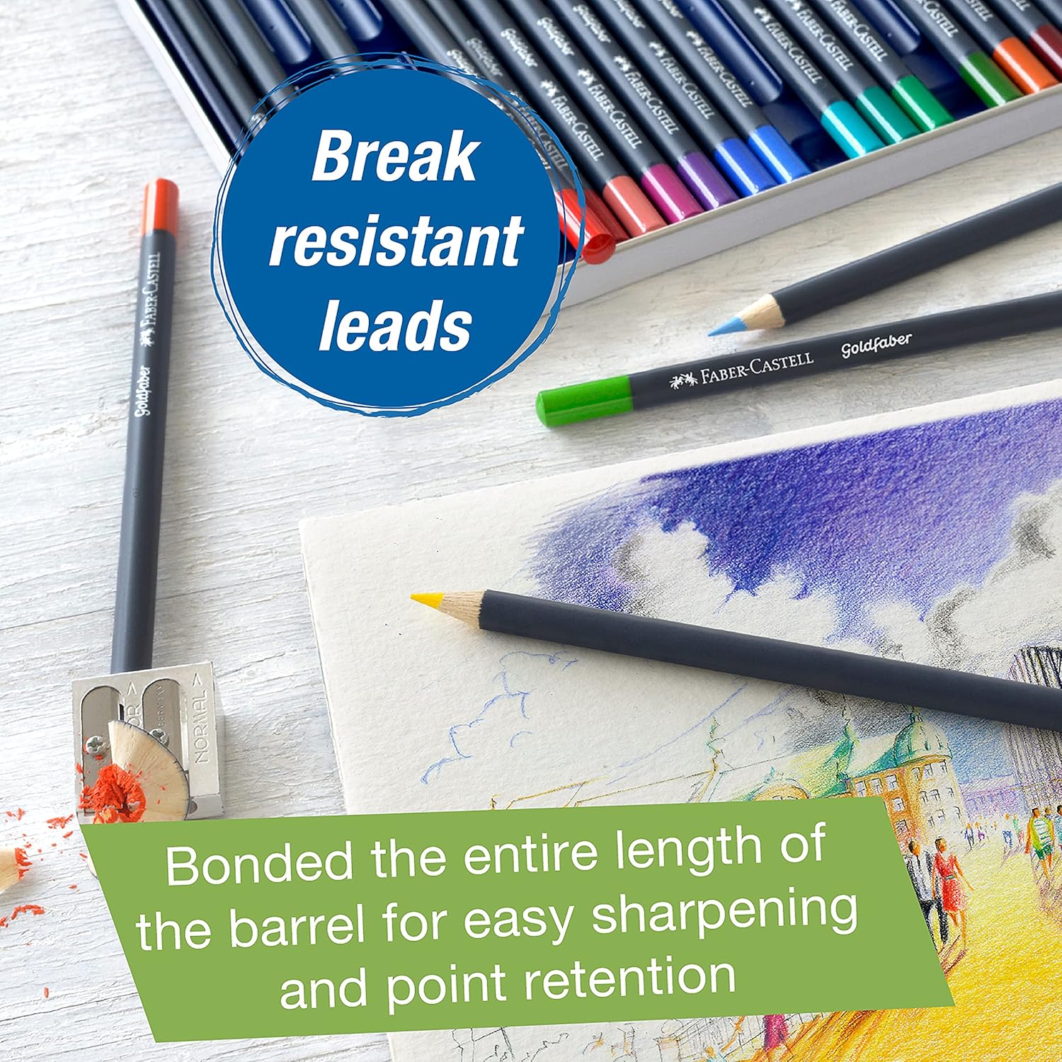 Faber-Castell 114748 Matite Colorate, 48 - immagine 6