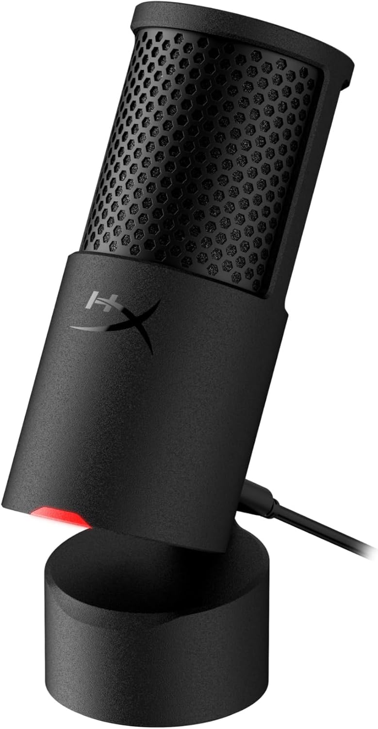 Hyperx SoloCast 2 - Microfono USB-C Condensatore, Nero - immagine 1