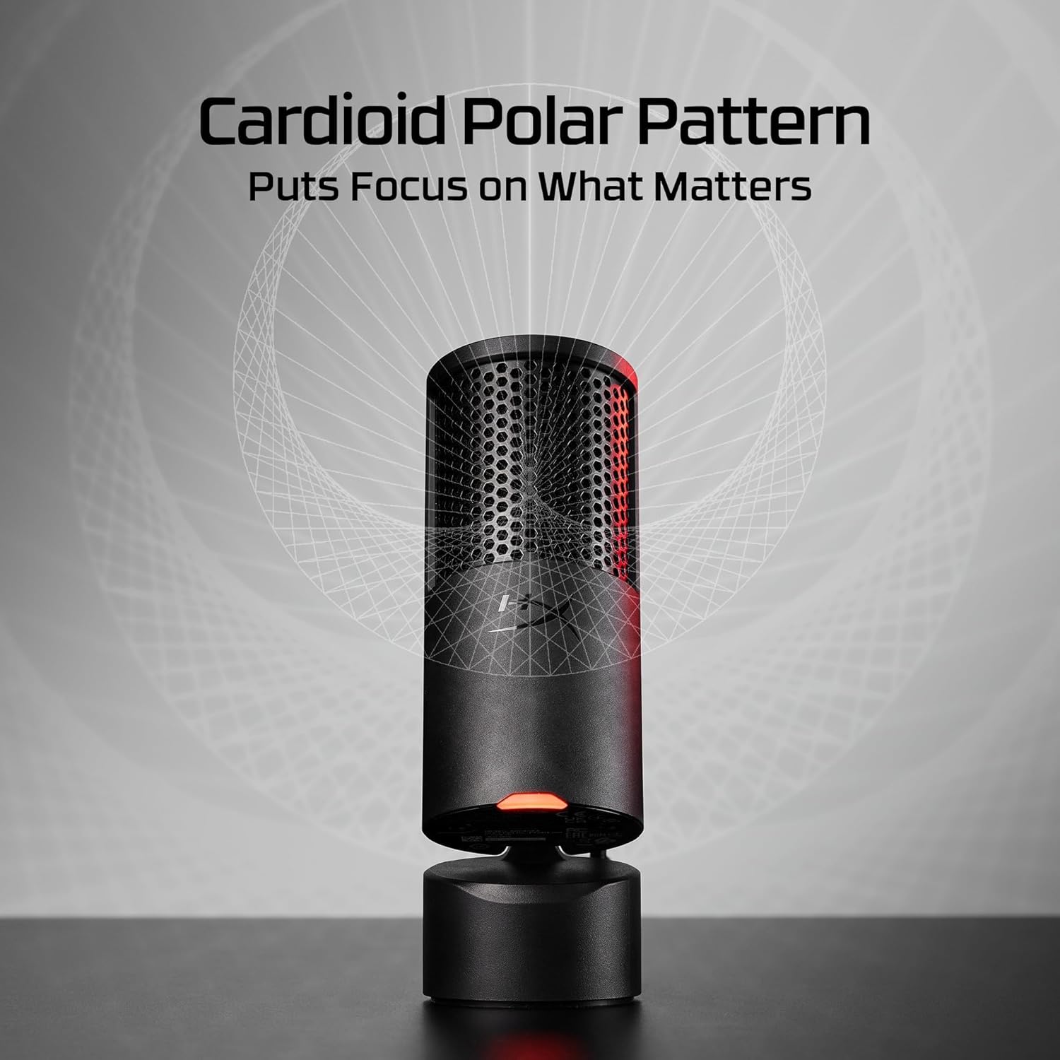 Hyperx SoloCast 2 - Microfono USB-C Condensatore, Nero - immagine 8