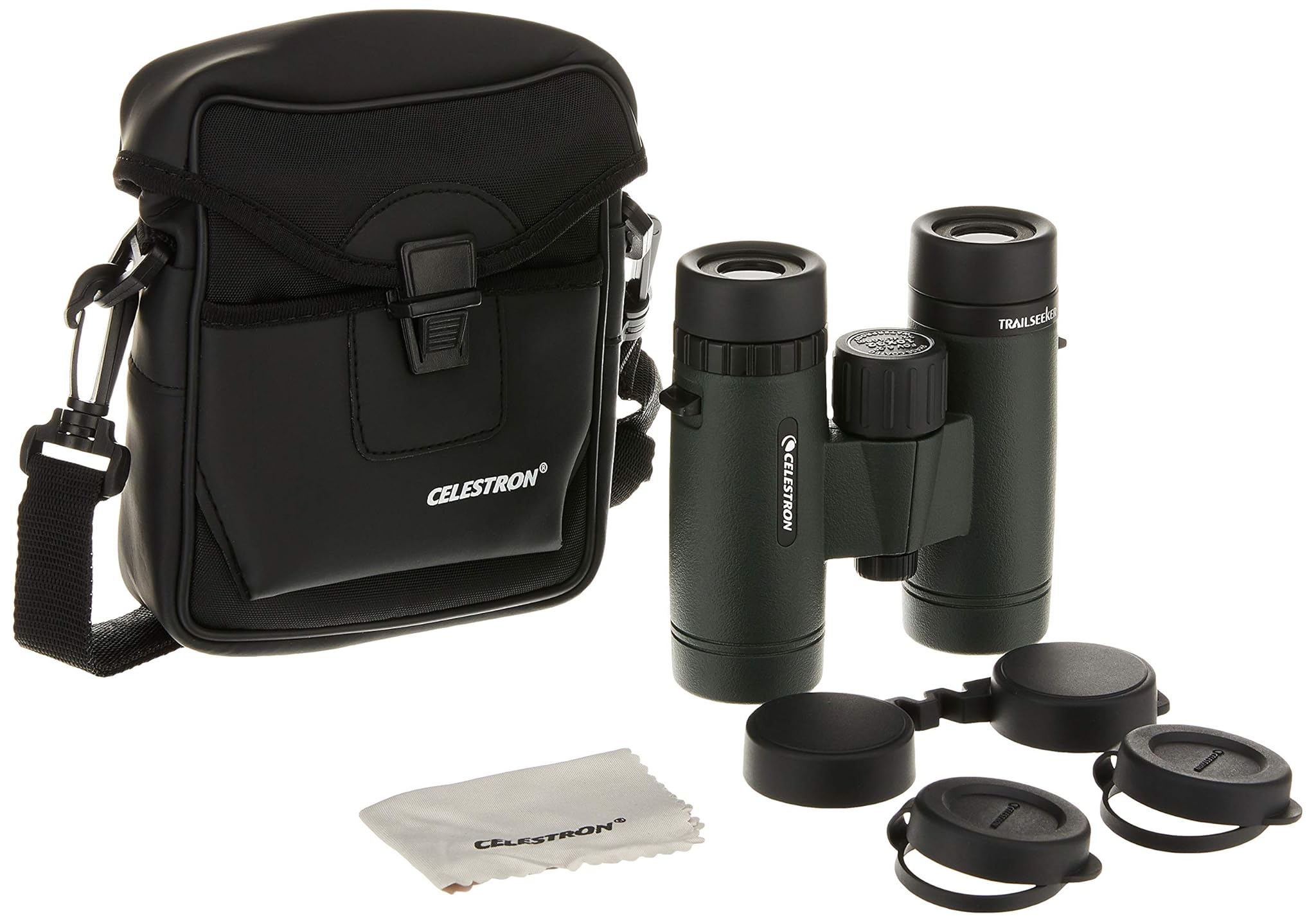Celestron CB71402 Trailseeker 10X32 Ds Binocolo, Verde