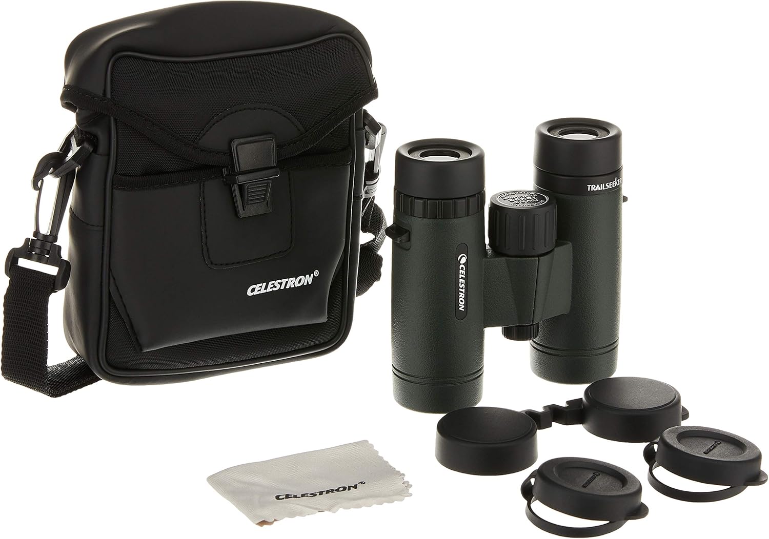Celestron CB71402 Trailseeker 10X32 Ds Binocolo, Verde - immagine 1