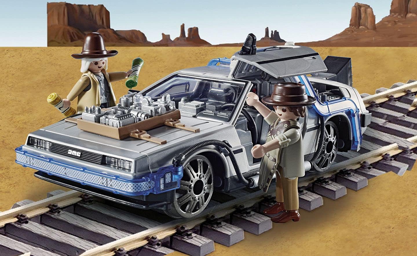 PLAYMOBIL Calendario dell'Avvento 70576 "Ritorno al Futuro Parte III, dai 5 Anni - immagine 2