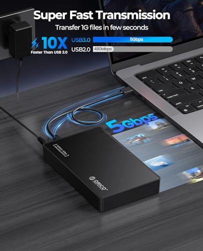 Orico Case Esterno USB 3.0 per HDD/SSD SATA 2,5"/3,5" - immagine 2