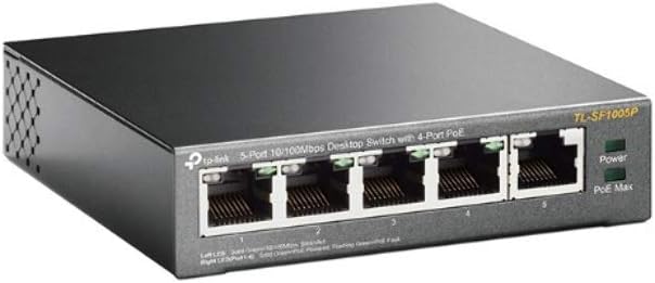 Tp-link PoE Switch 5 Porte 100 Mbps (TL-SF1005P) - immagine 1