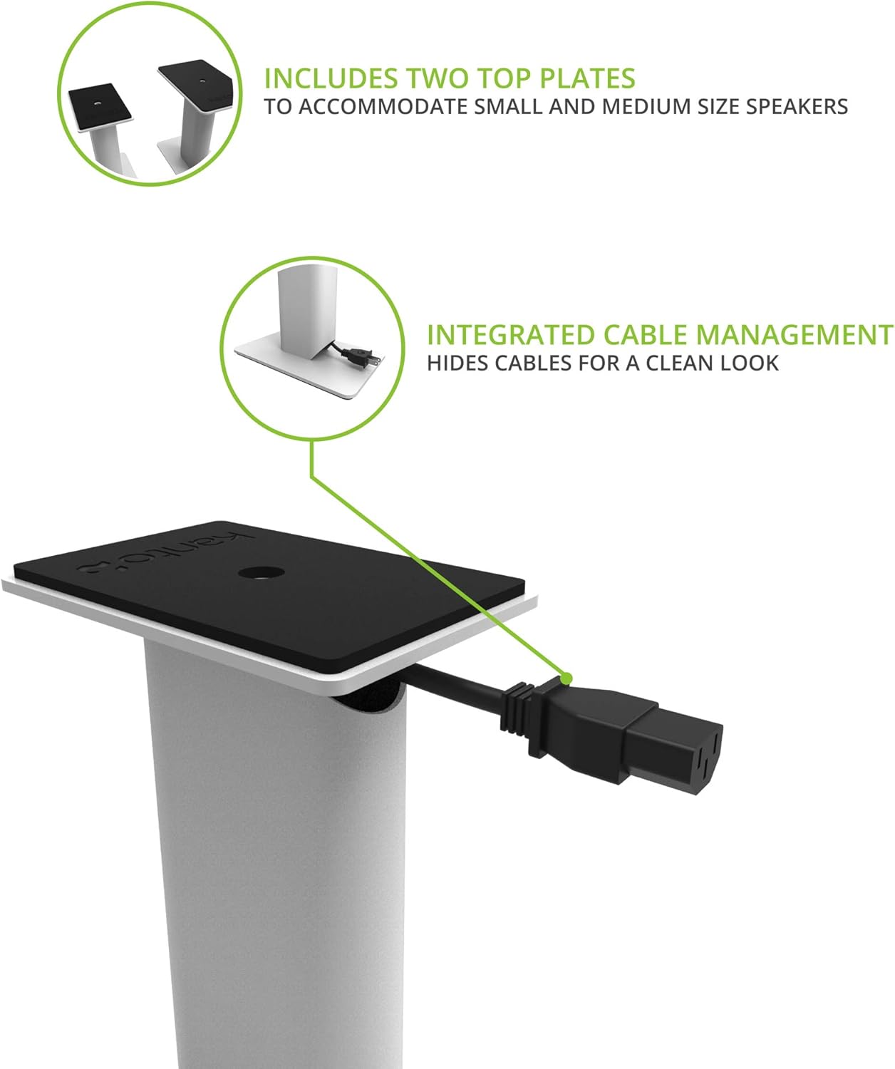 Kanto SP9W - Supporto per altoparlanti da 22,9 cm - immagine 3