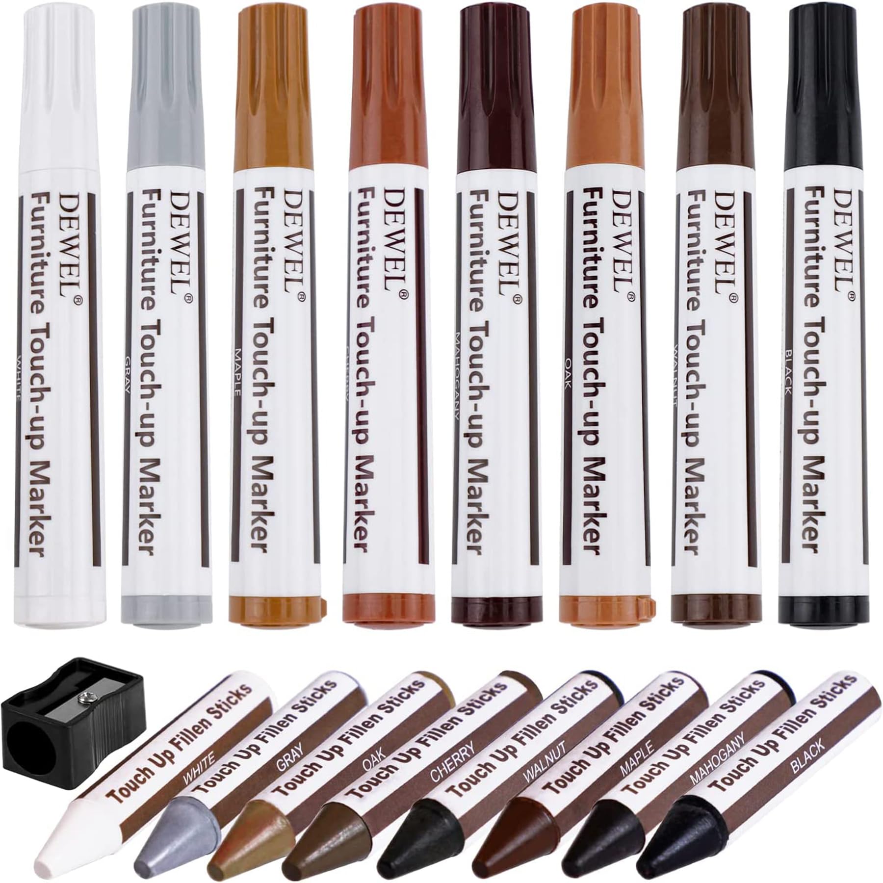 Dewel Kit Riparazione Mobili Legno (17 pz)