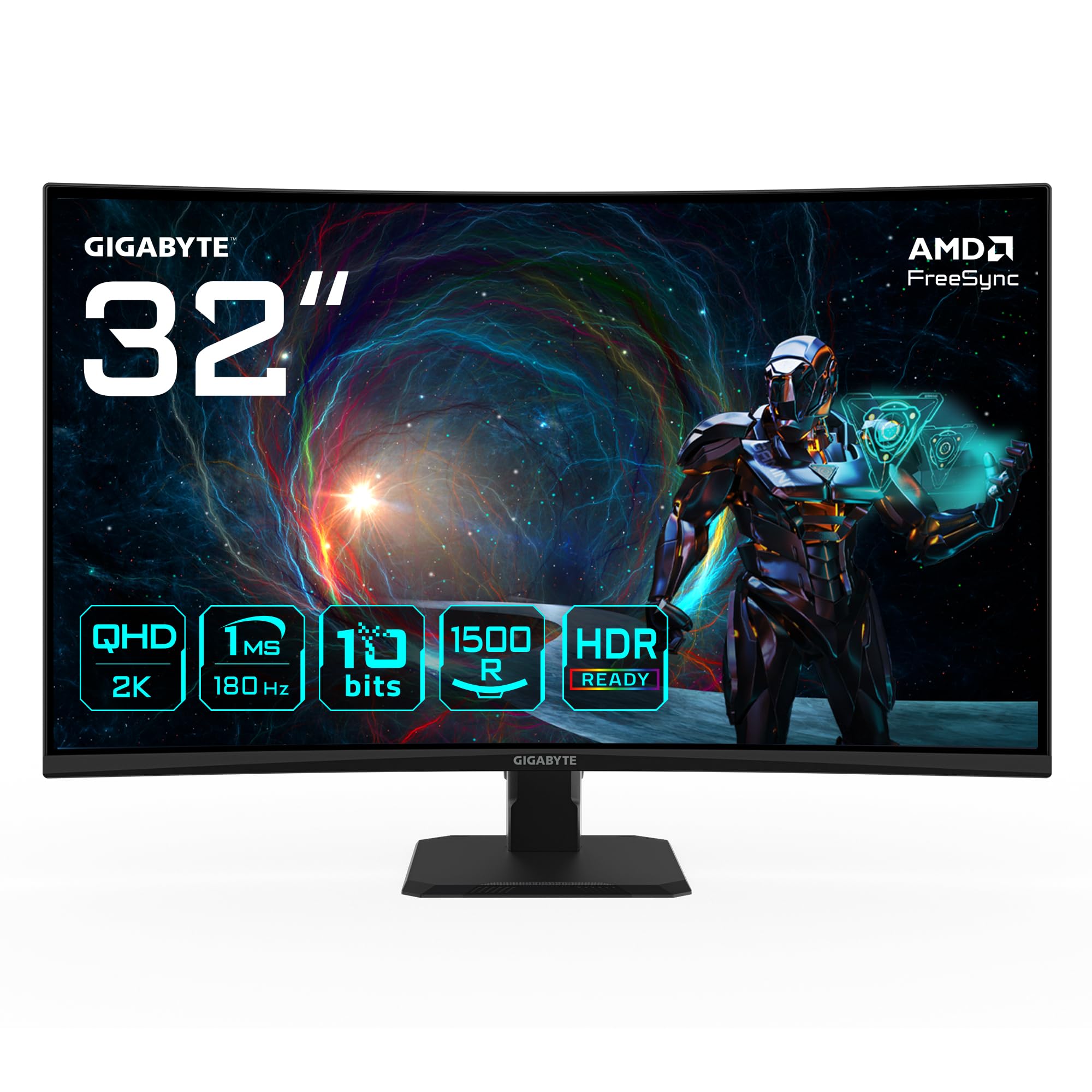 Gigabyte GS32QCA - Monitor Gaming Curvo QHD 31,5"