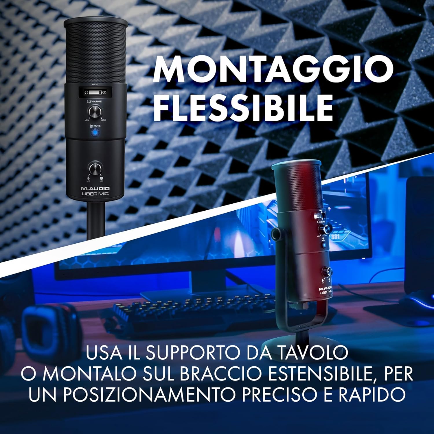 M-audio Uber Mic - Microfono USB a Condensatore - immagine 5
