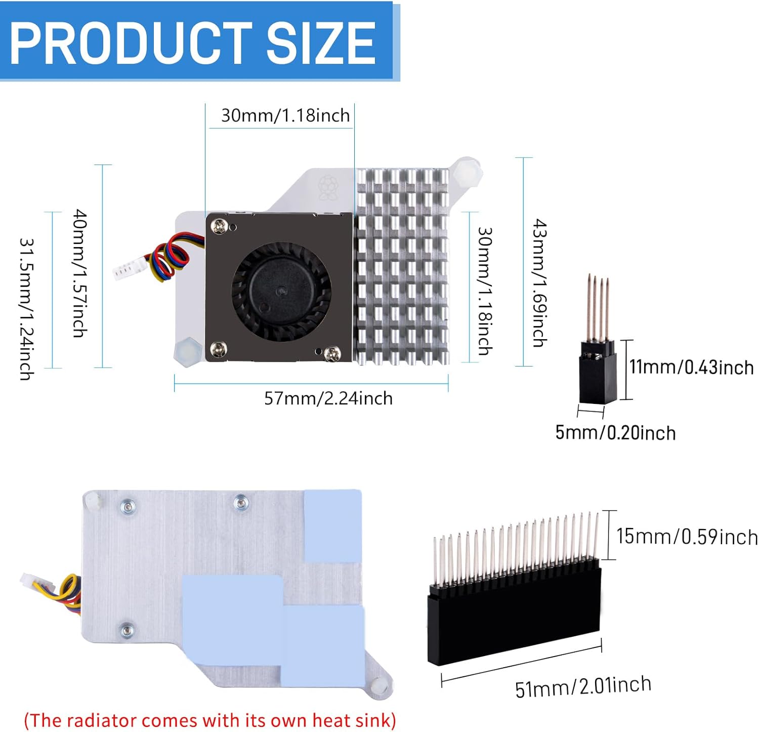 Geeekpi HAT PoE+ per Raspberry Pi 5 - immagine 7