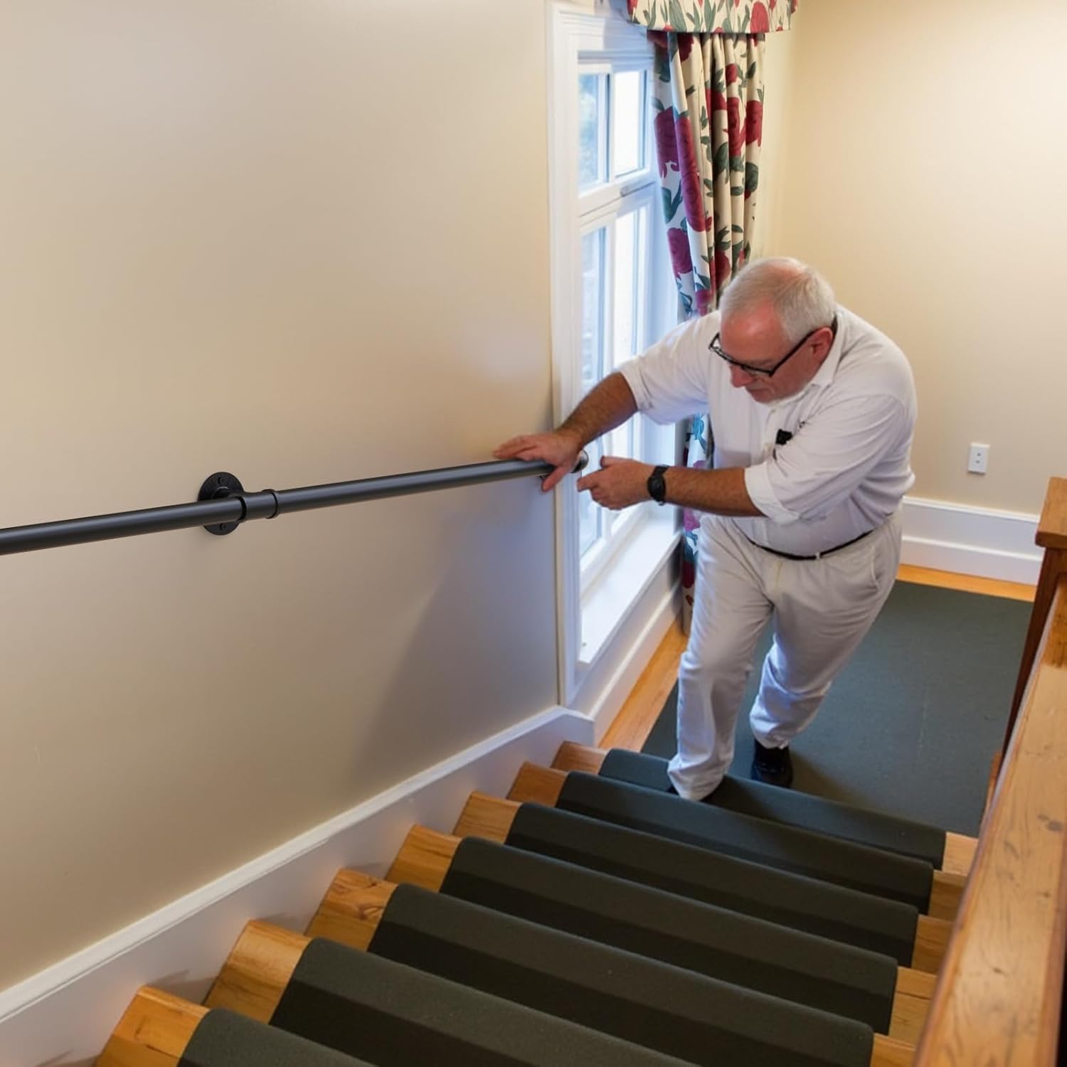 Gorssen Corrimano Scale Interni Esterni 420cm, Nero - immagine 2