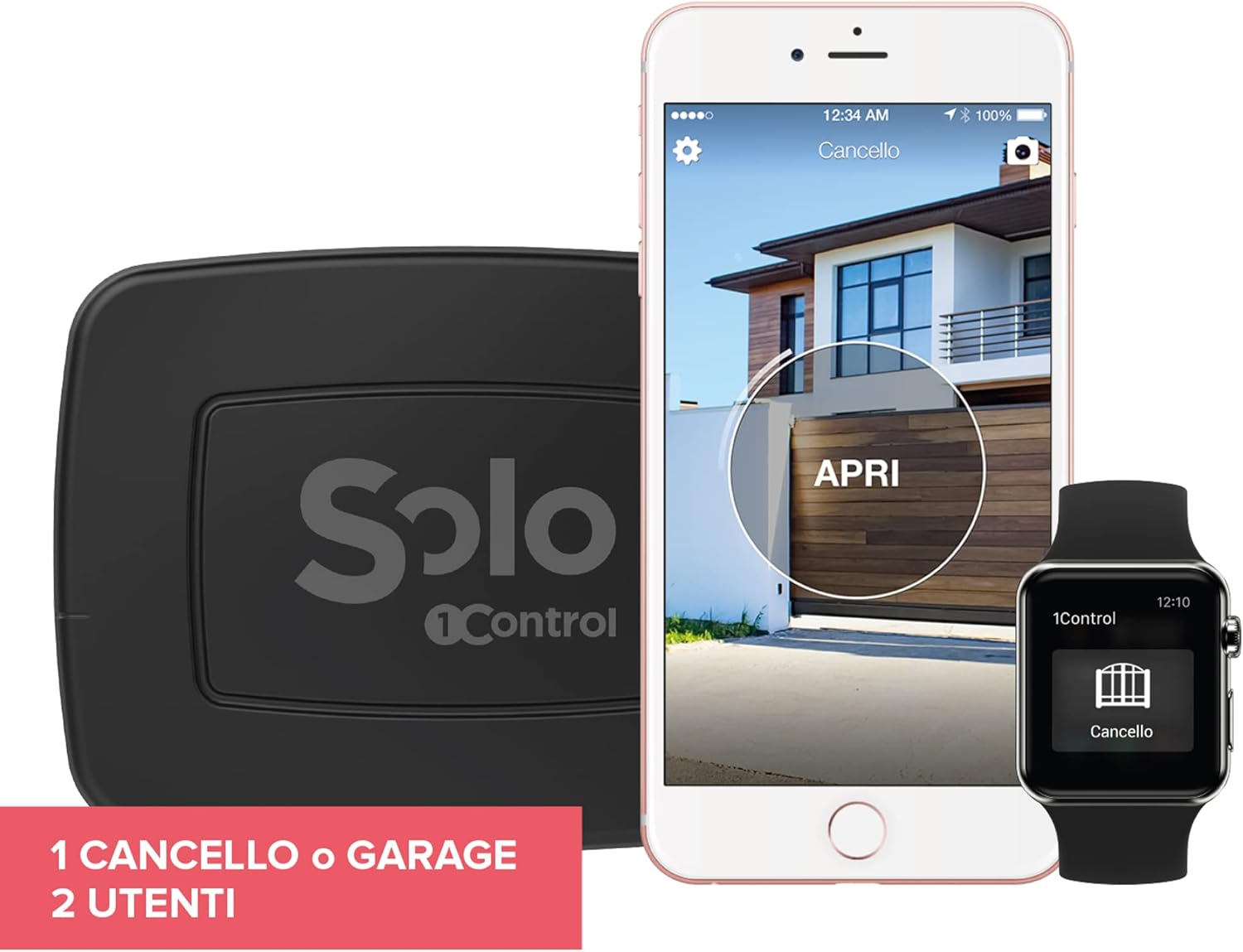 1control SOLO MINI - Apricancello Bluetooth per Smartphone - immagine 2