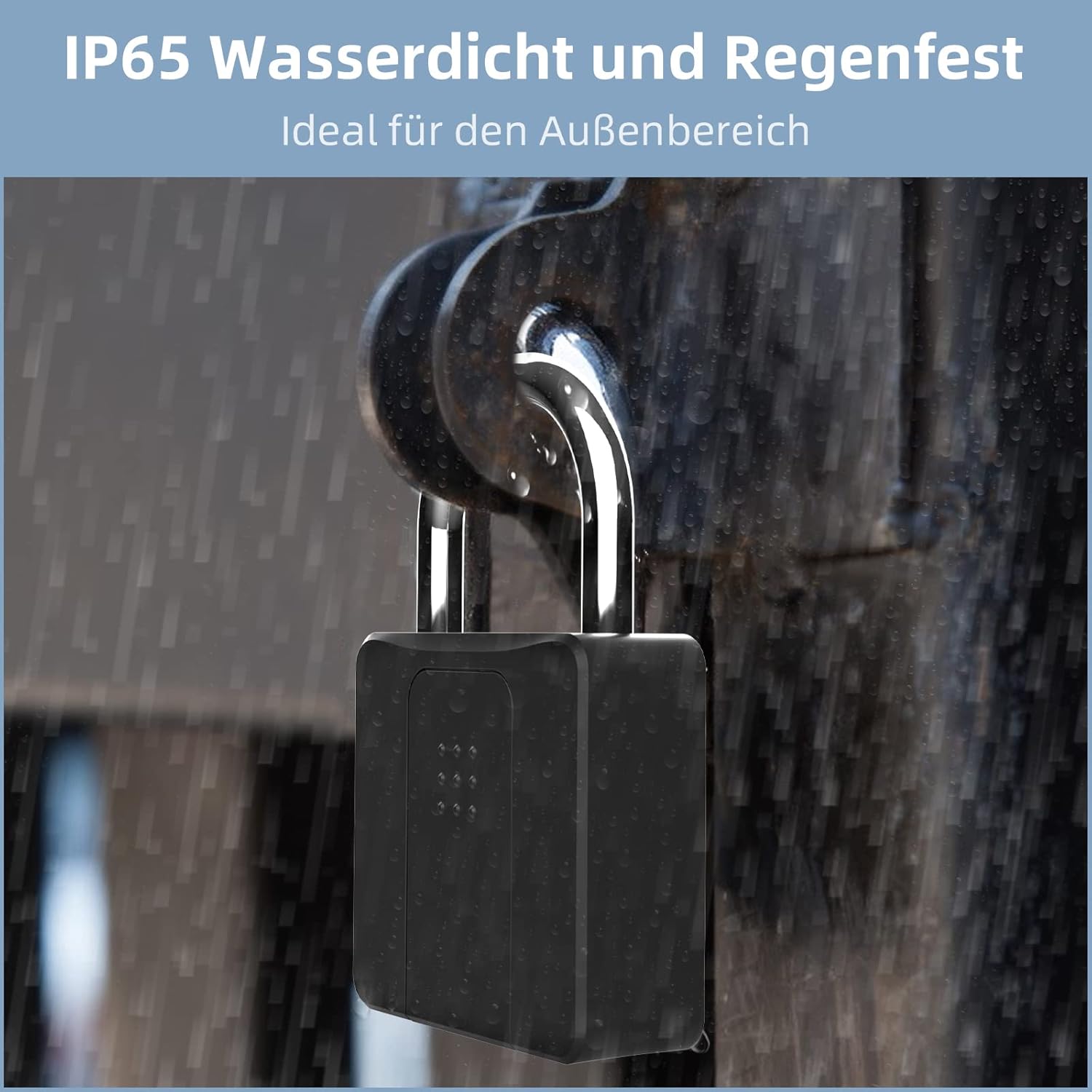 Anweller Lucchetto Impronte Digitali con Chiave e APP - immagine 8