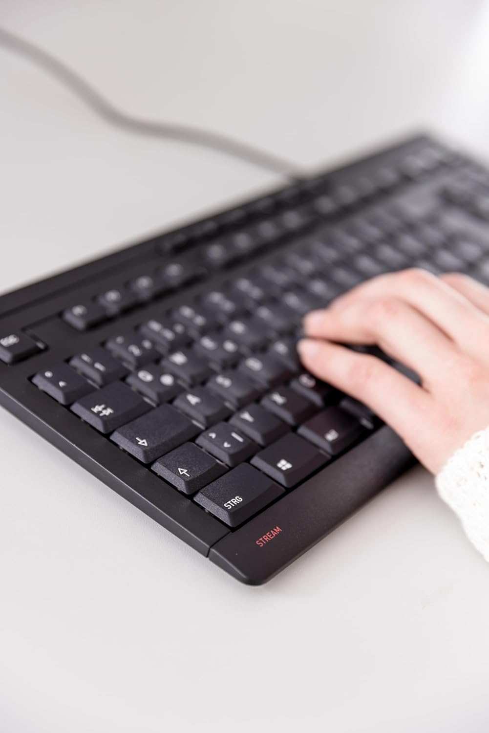 Cherry STREAM KEYBOARD TKL - Tastiera Con Filo, Nero - immagine 2