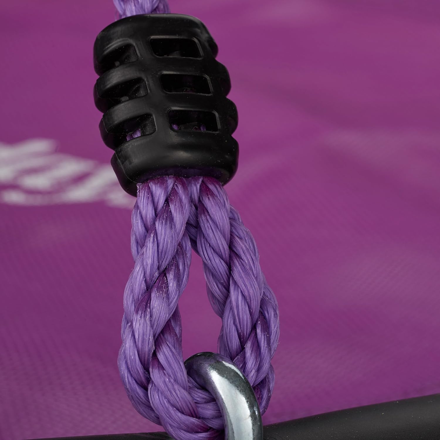 Relaxdays Altalena da Giardino a Nido Ø 80cm, Lilla - immagine 6